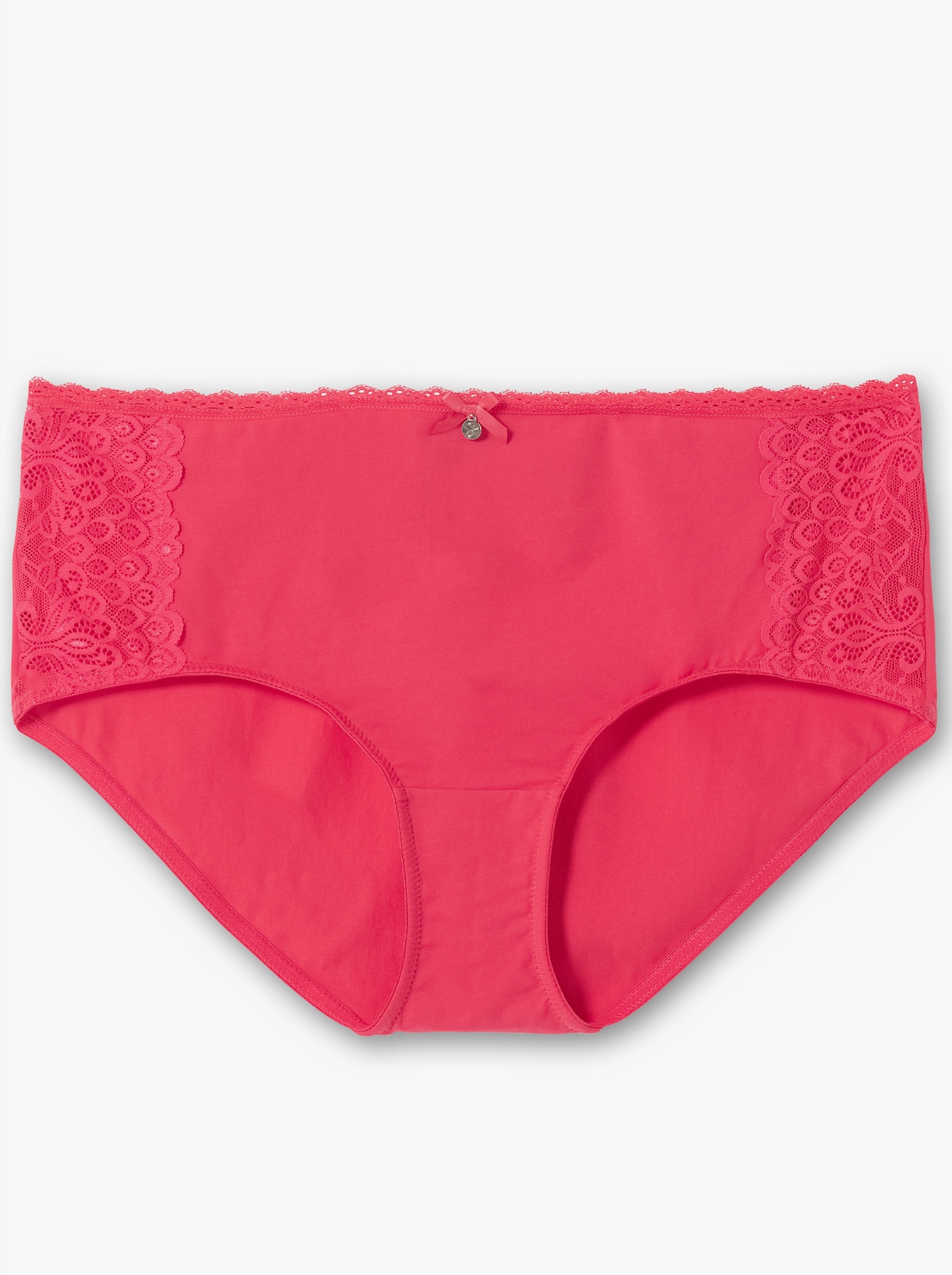 sheego Panty long - graphite + orchidée