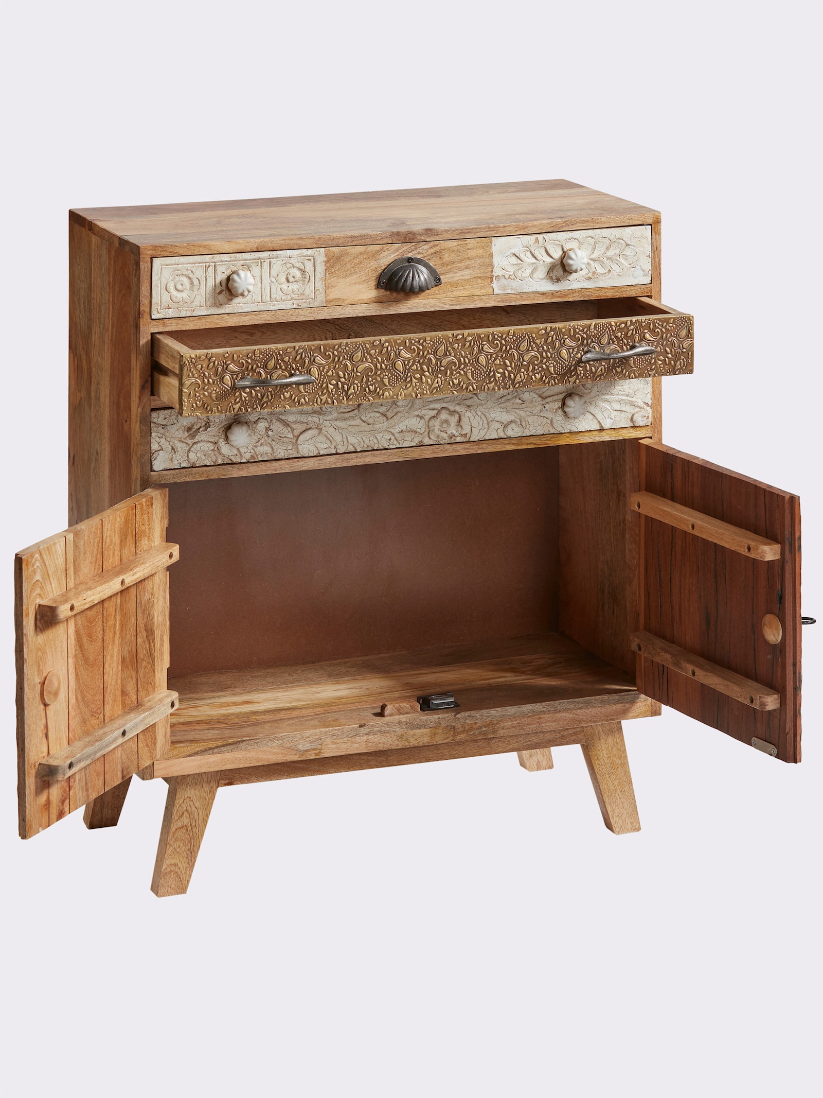 heine home Commode - bruin/naturel