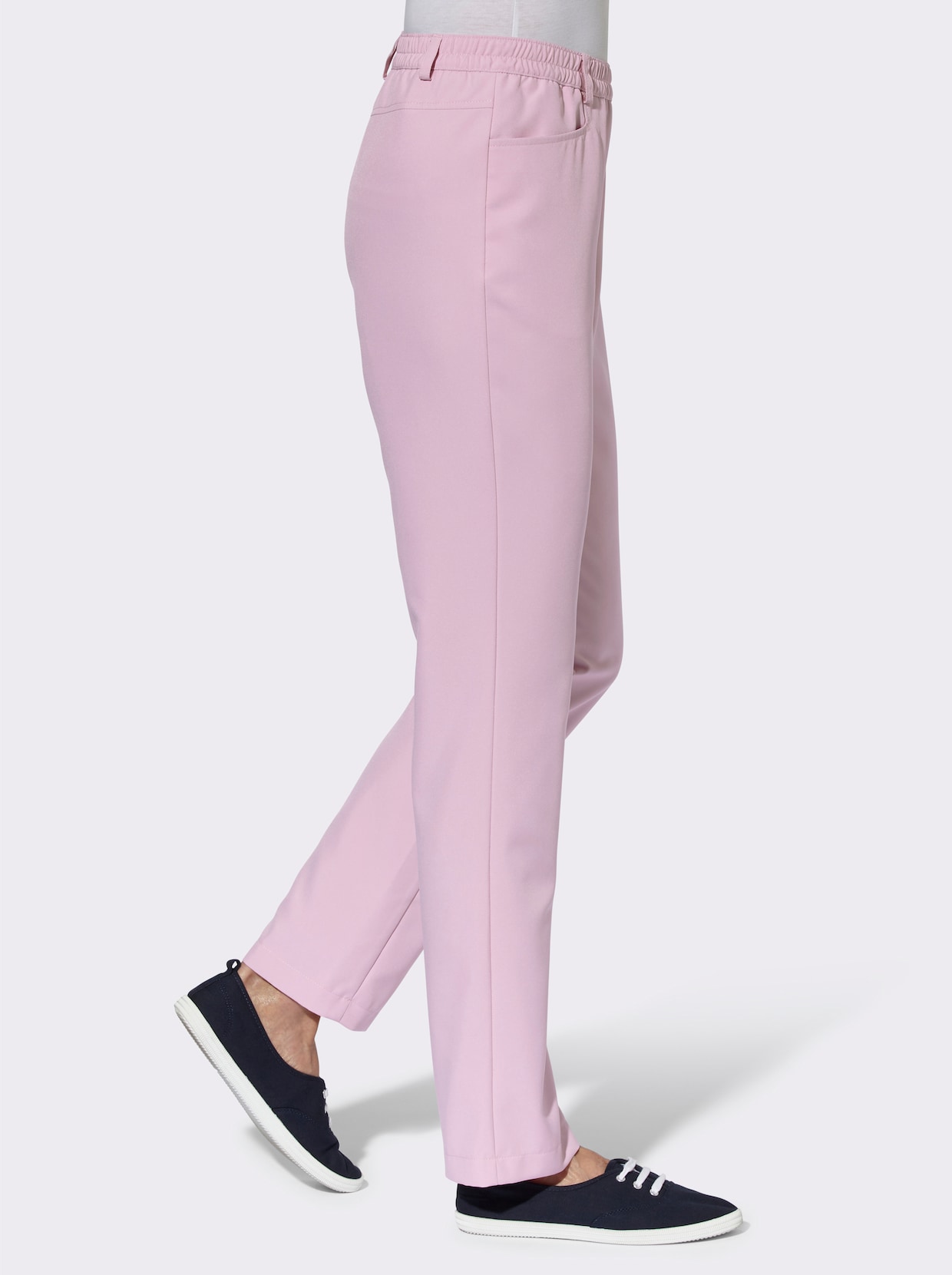 Pohodlné kalhoty - růžová