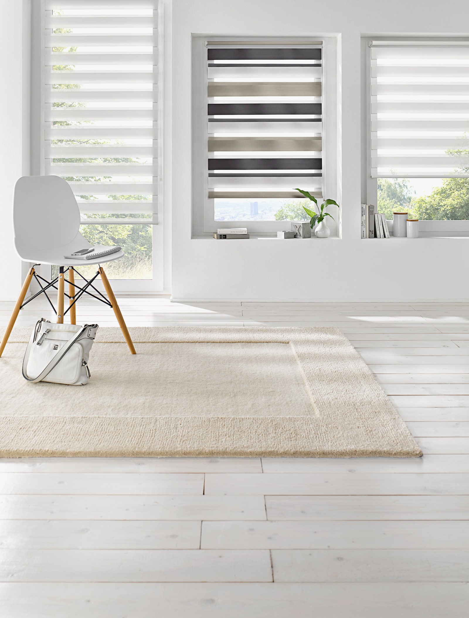 heine home Doppelrollo - weiß