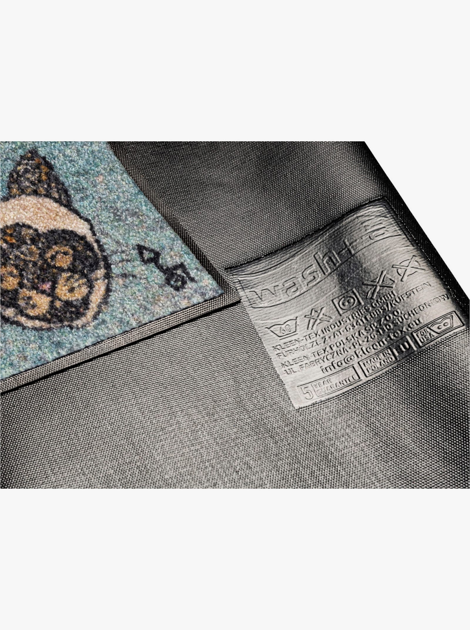 wash+dry by Kleen-Tex Fußmatte - blau-grau-gemustert