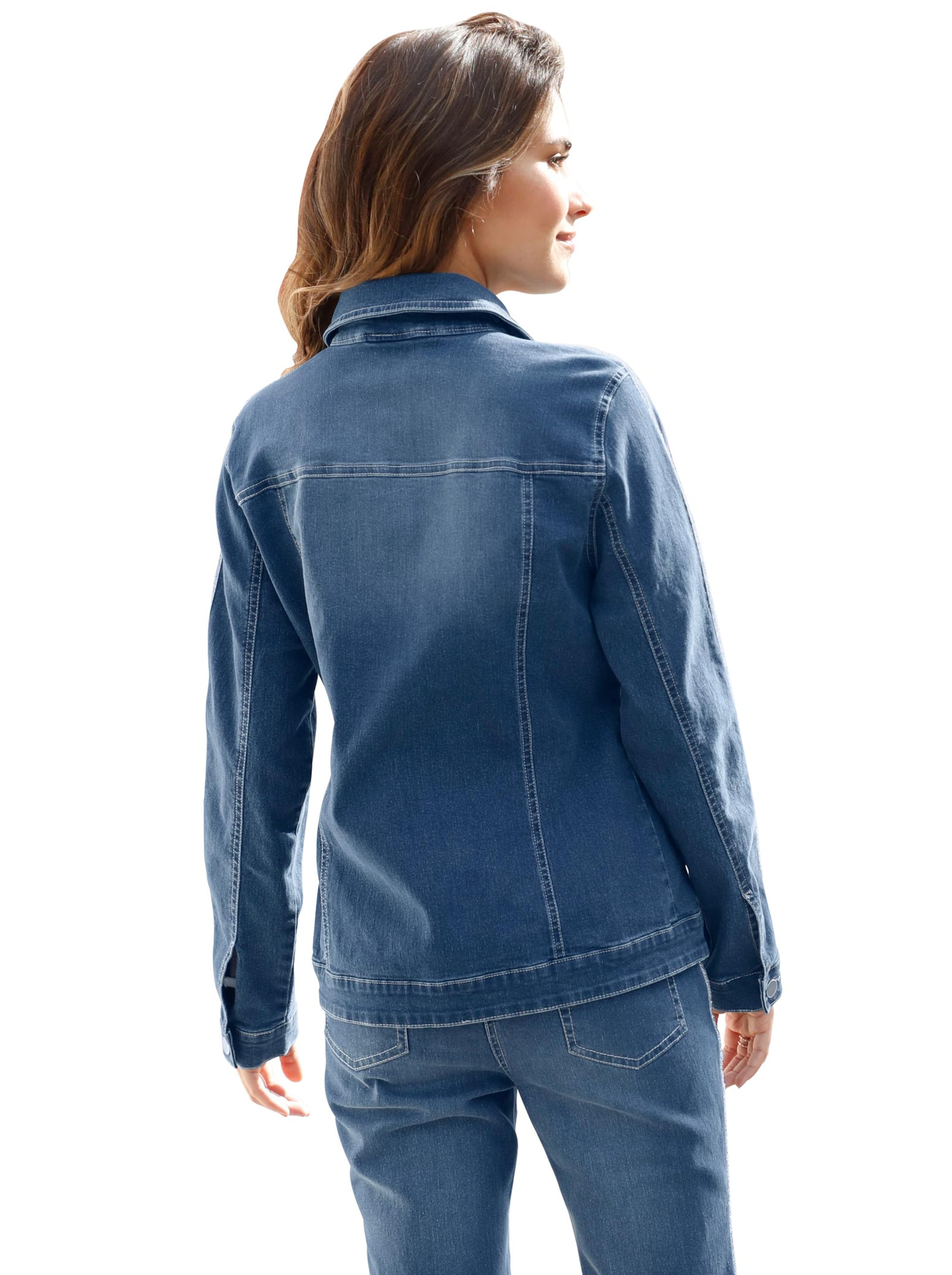 Jeans-Jacke - blue-stone-washed