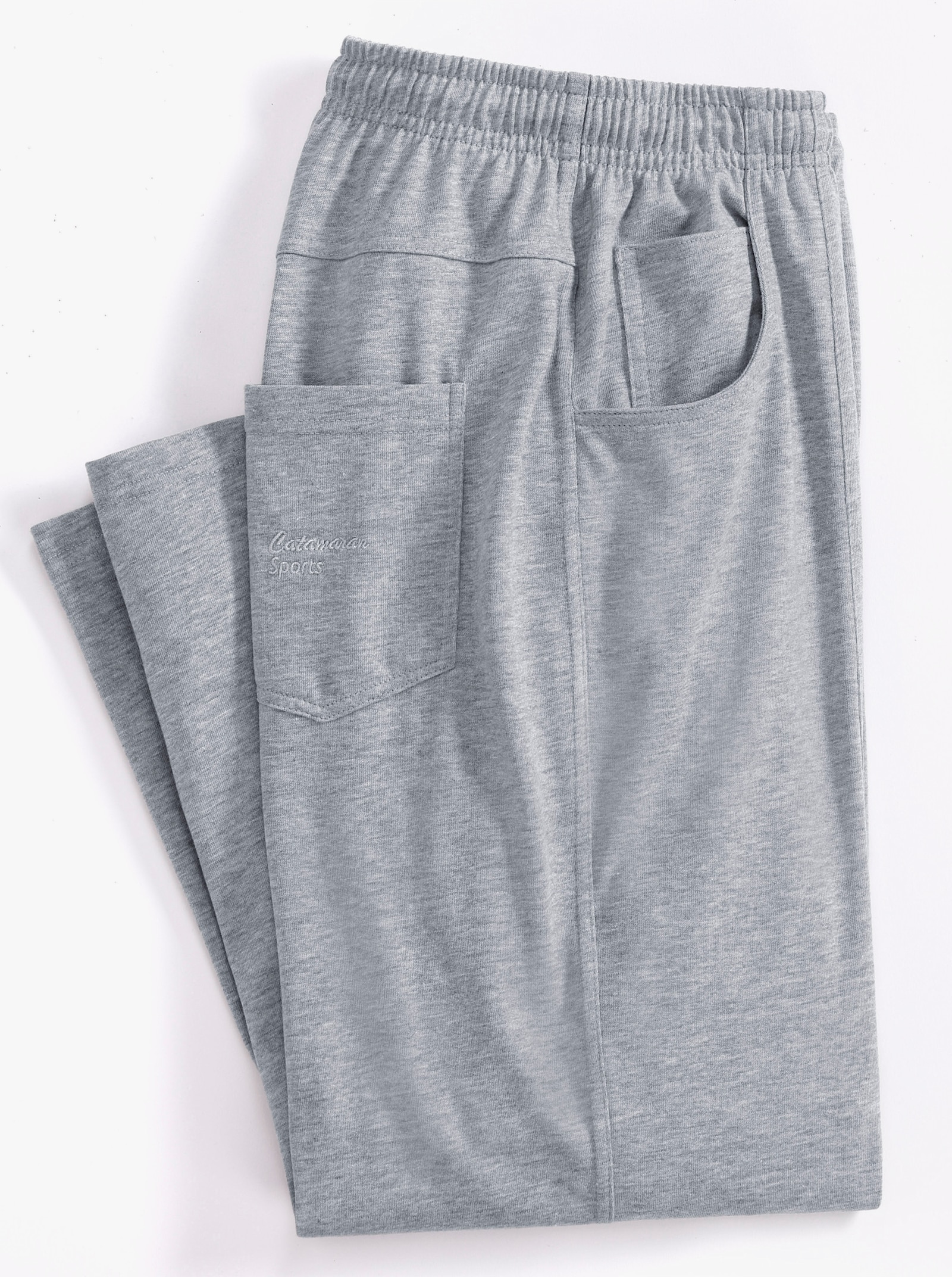 Catamaran Sports Kalhoty pro volný čas s kapsičkami na mince - šedá-melír