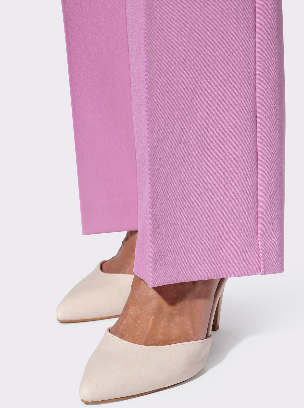 Bügelfaltenhose mit Formbund - orchidee