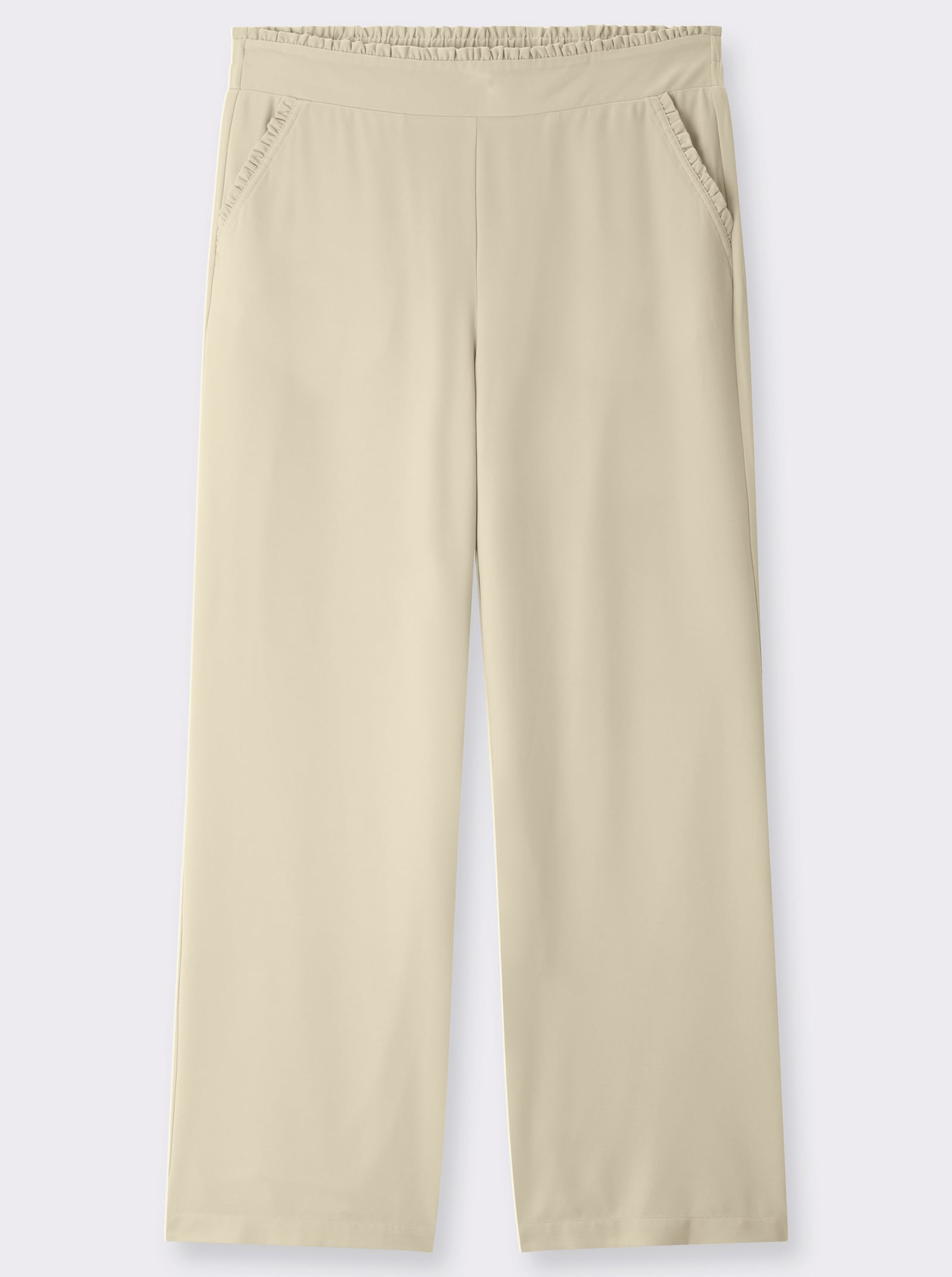 sheego Hose mit französischen Taschen - sand