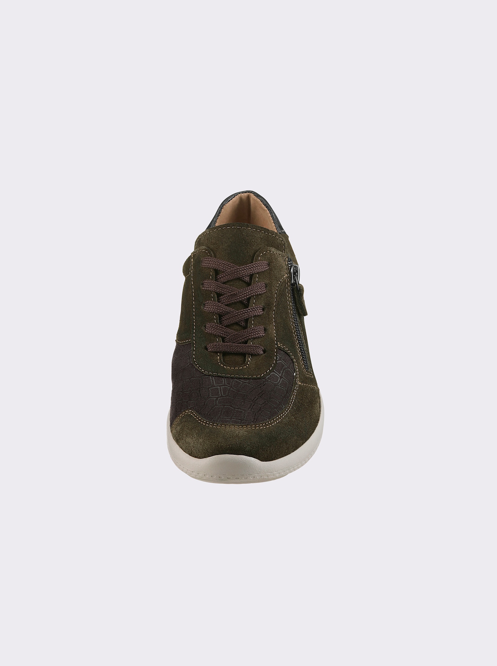 airsoft modern+ Sneaker für sehr kräftige, empfindliche Füße - oliv