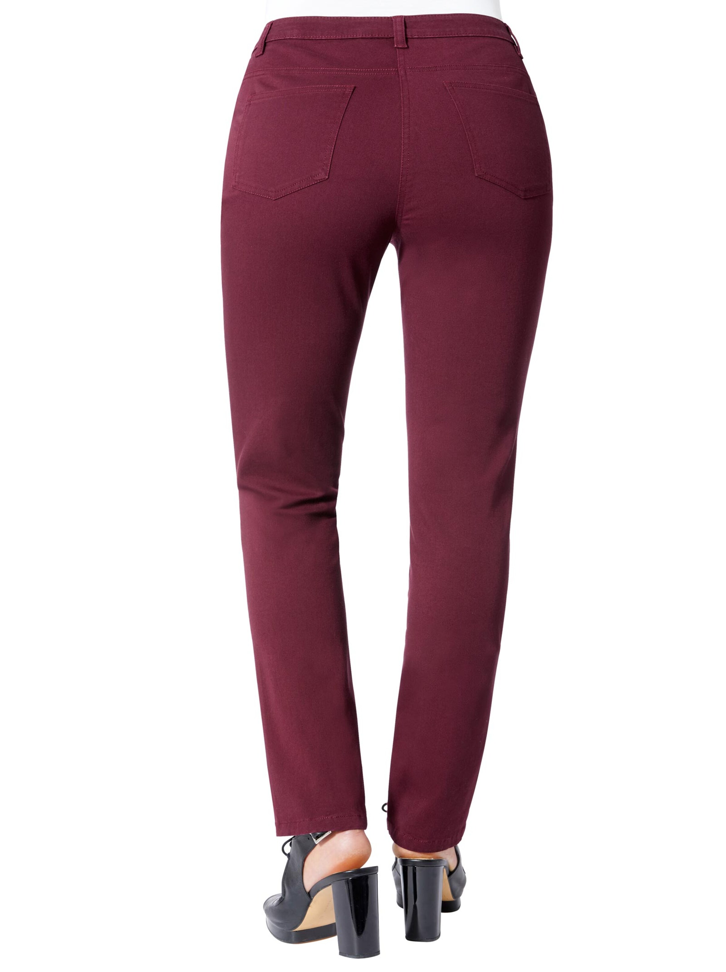 Stretch-Hose - bordeaux