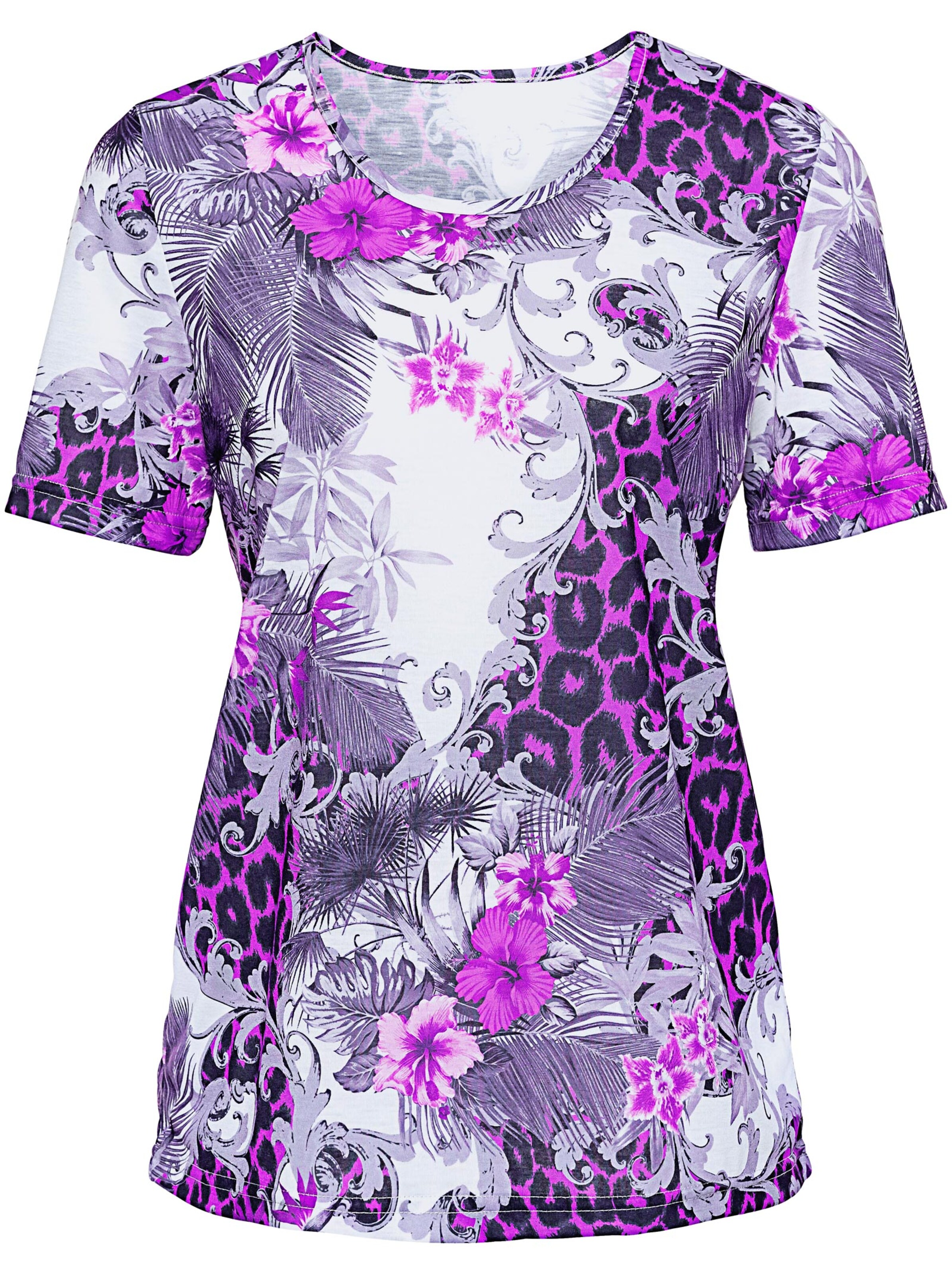 Shirt - lila-bedruckt