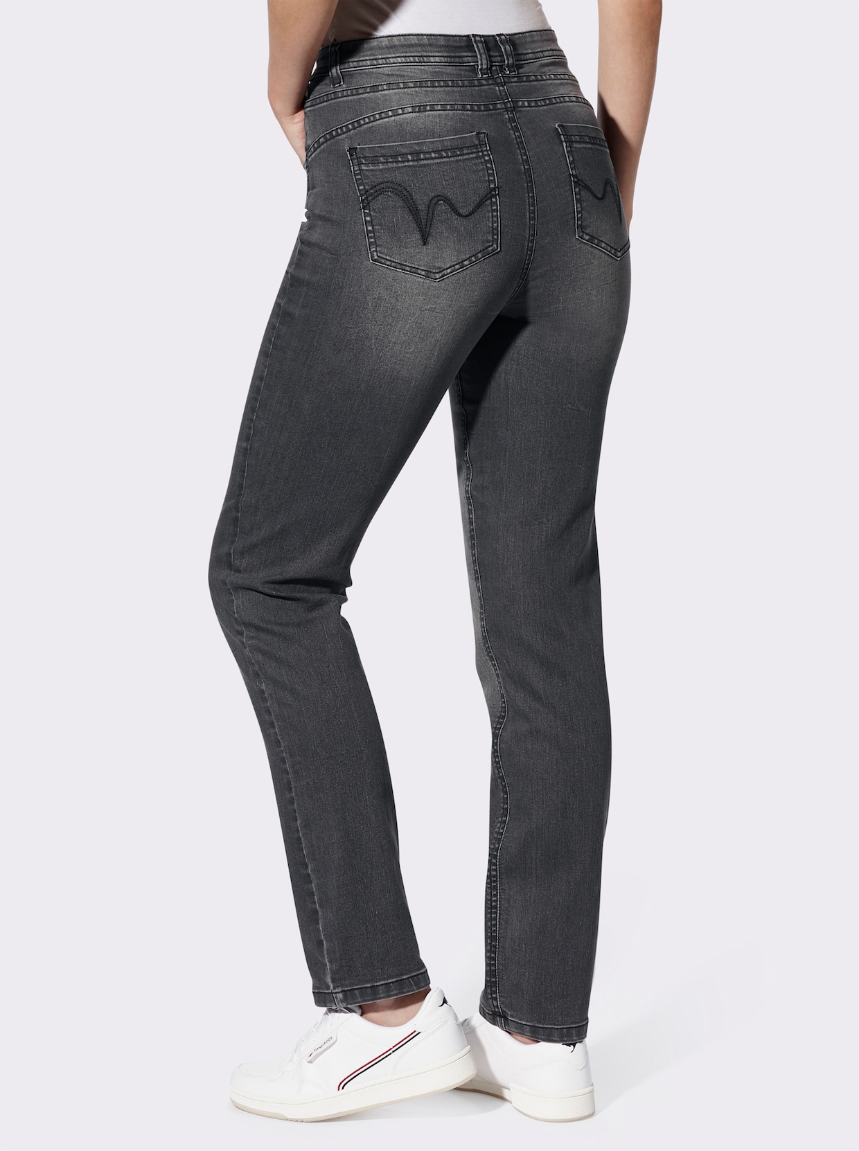 heine 5-pocketjeans - grey denim