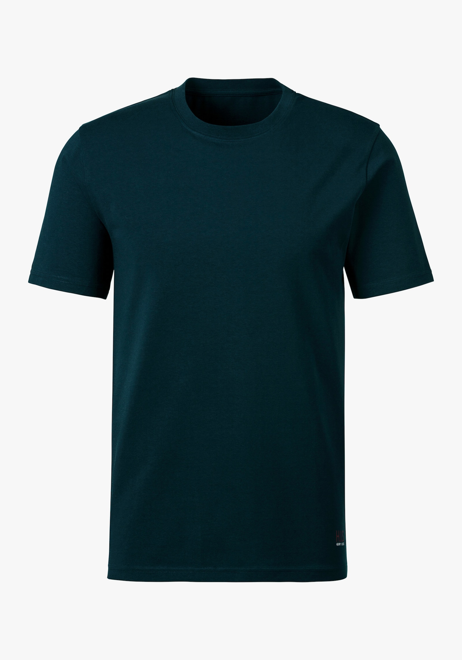 H.I.S T-Shirt - petrol, navy, weiß