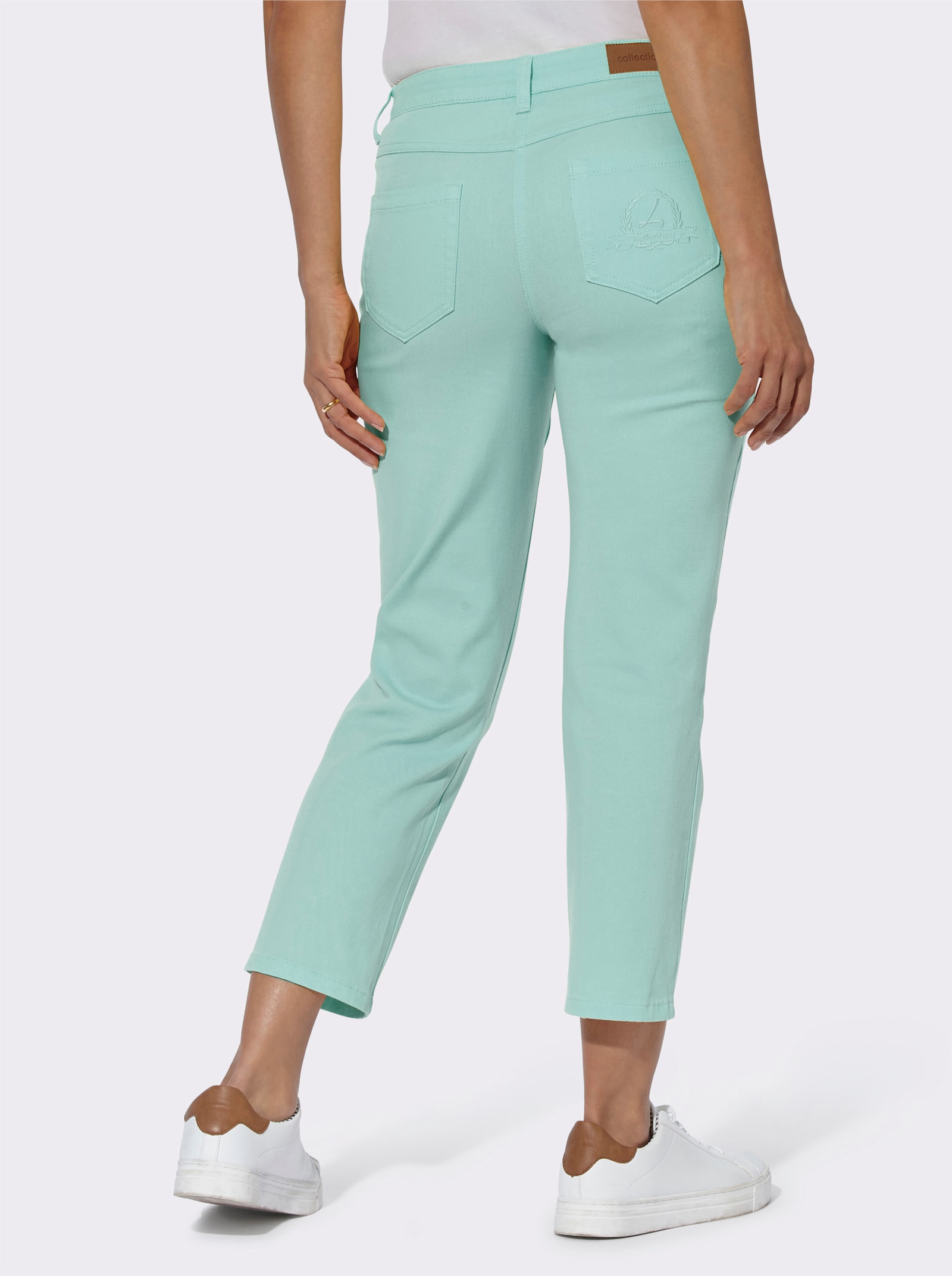7/8-Hose in Stretch-Qualität - mint