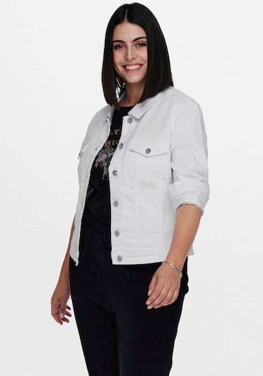 Jeansjacke - weiß
