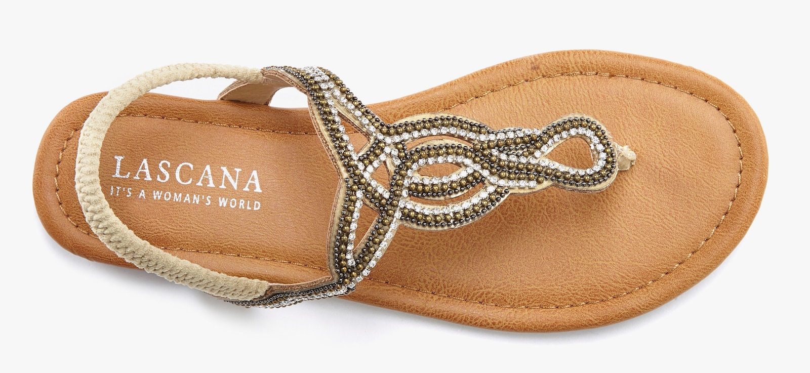 LASCANA Zehentrenner - beige