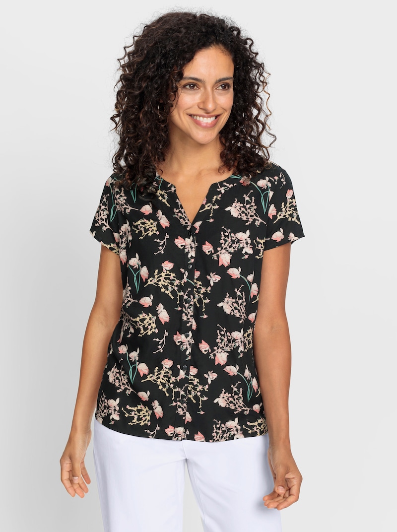 Poppy | Damesblouse met Korte Mouwen