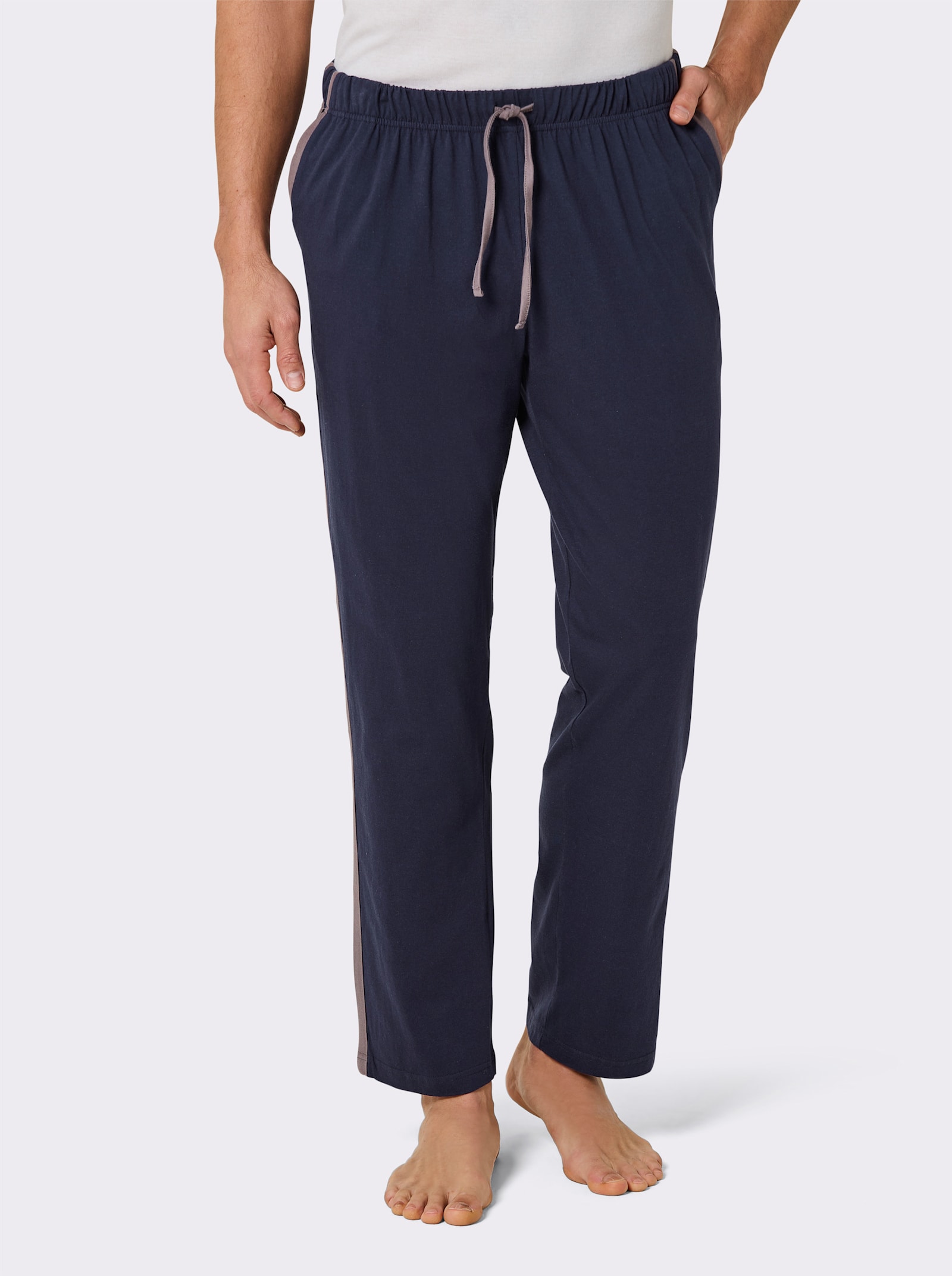 wäschepur men Hose lang - marine-anthrazit