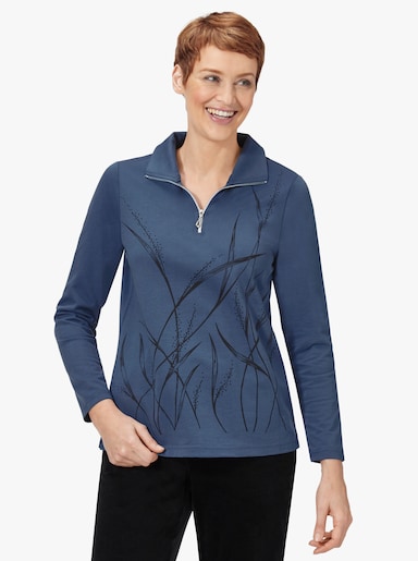 Sweatshirt - bleu gedessineerd