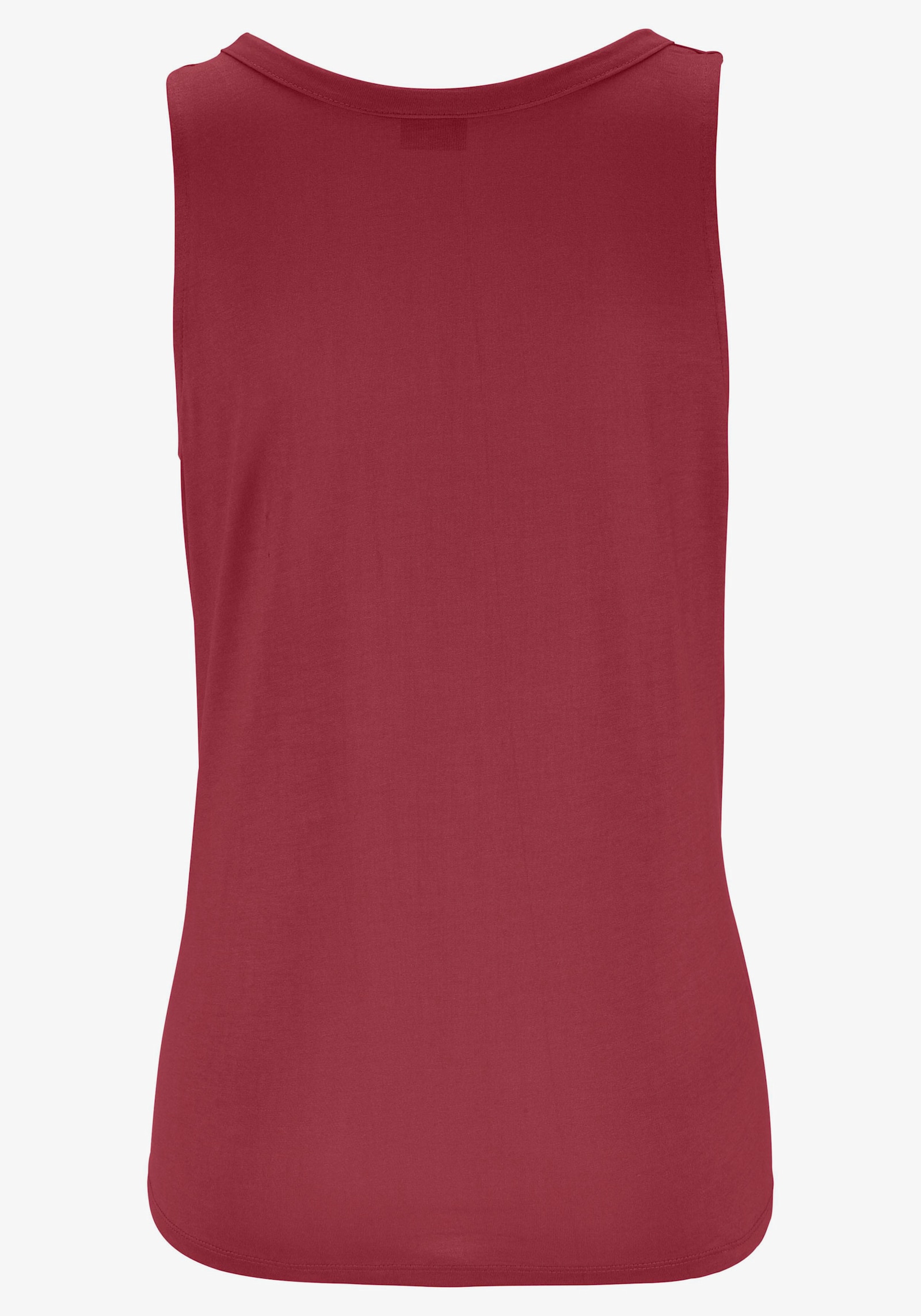 LASCANA Tanktop - karmijnrood