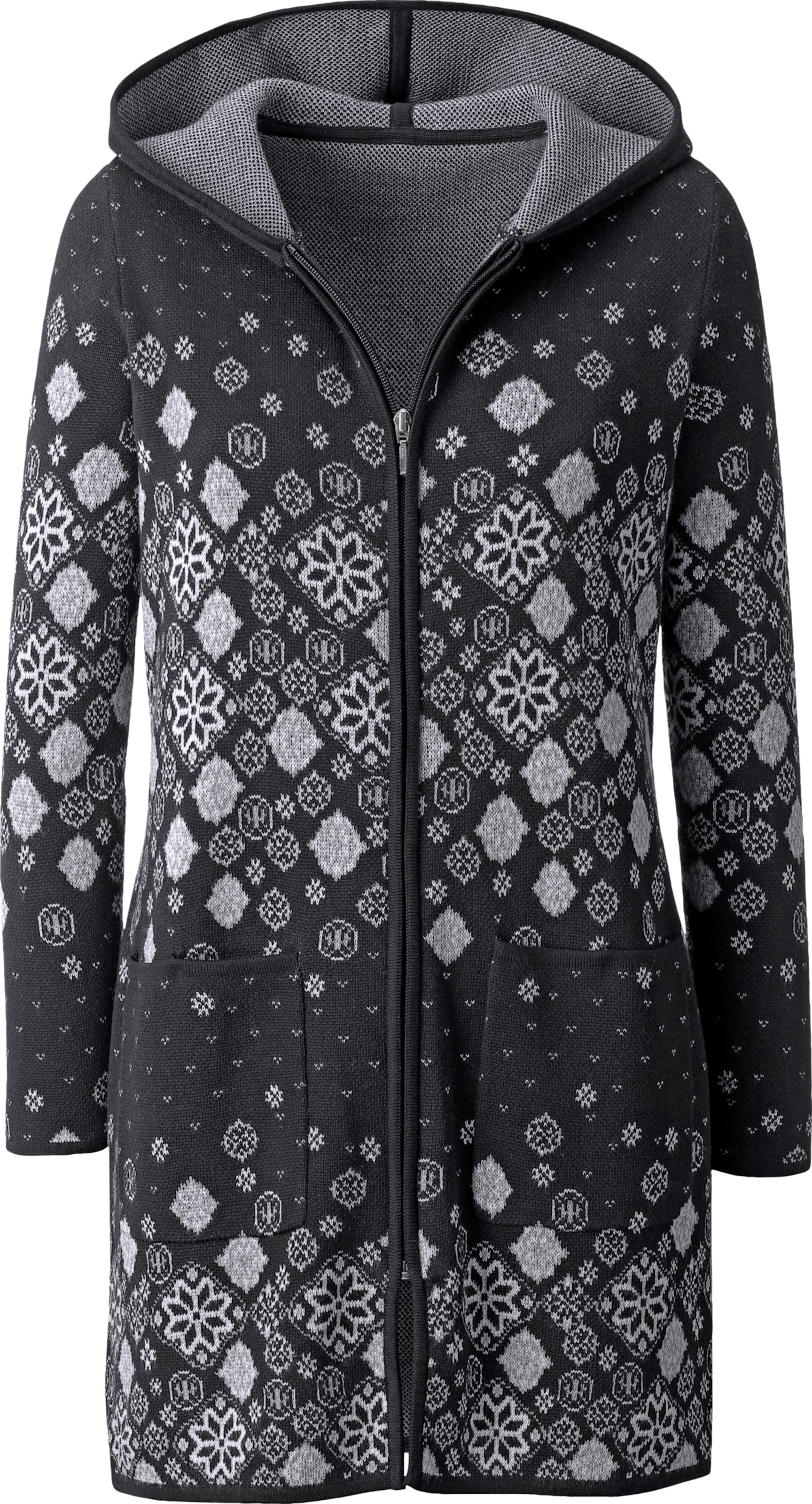 Longstrickjacke