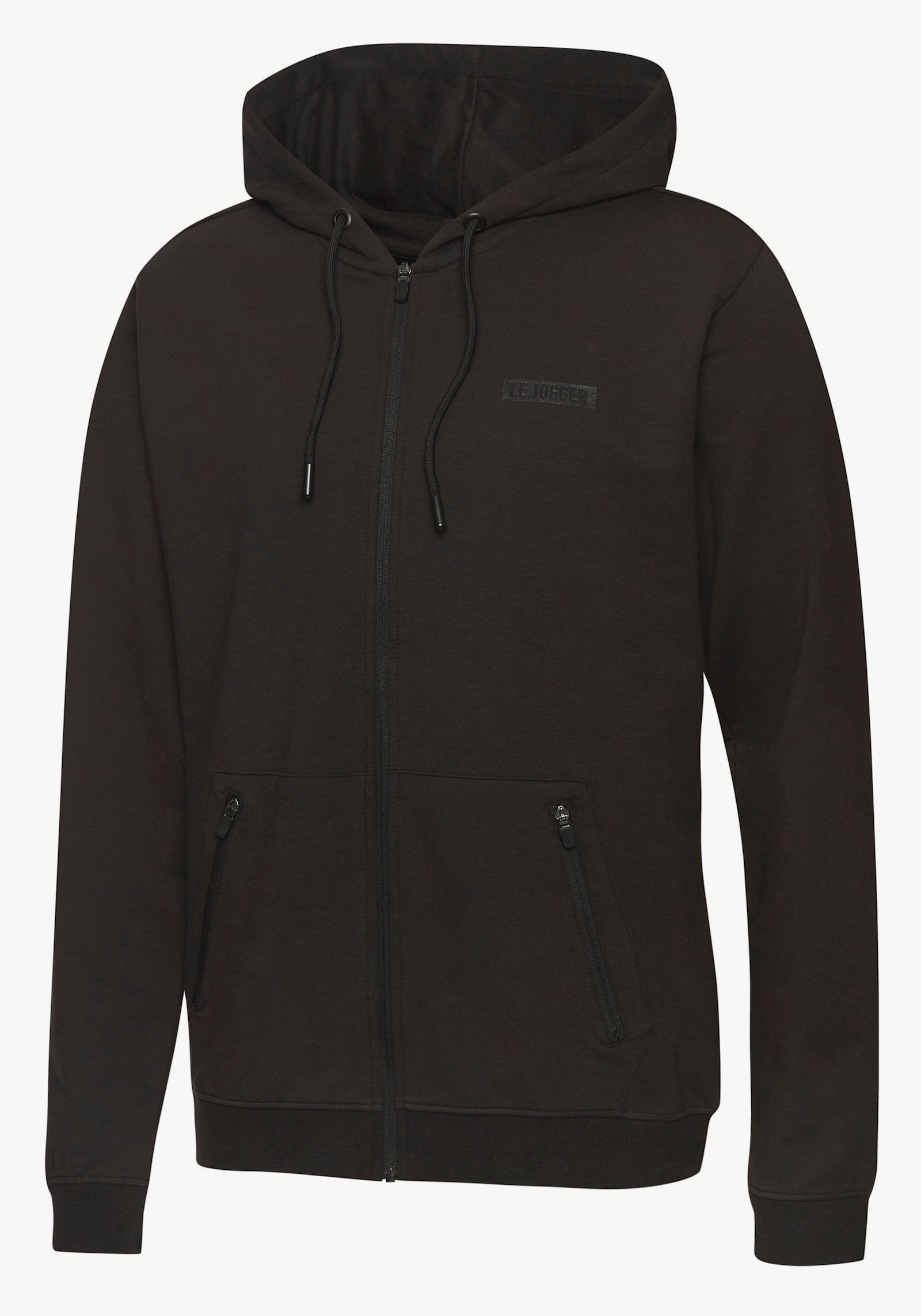 le jogger Kapuzensweatjacke - schwarz