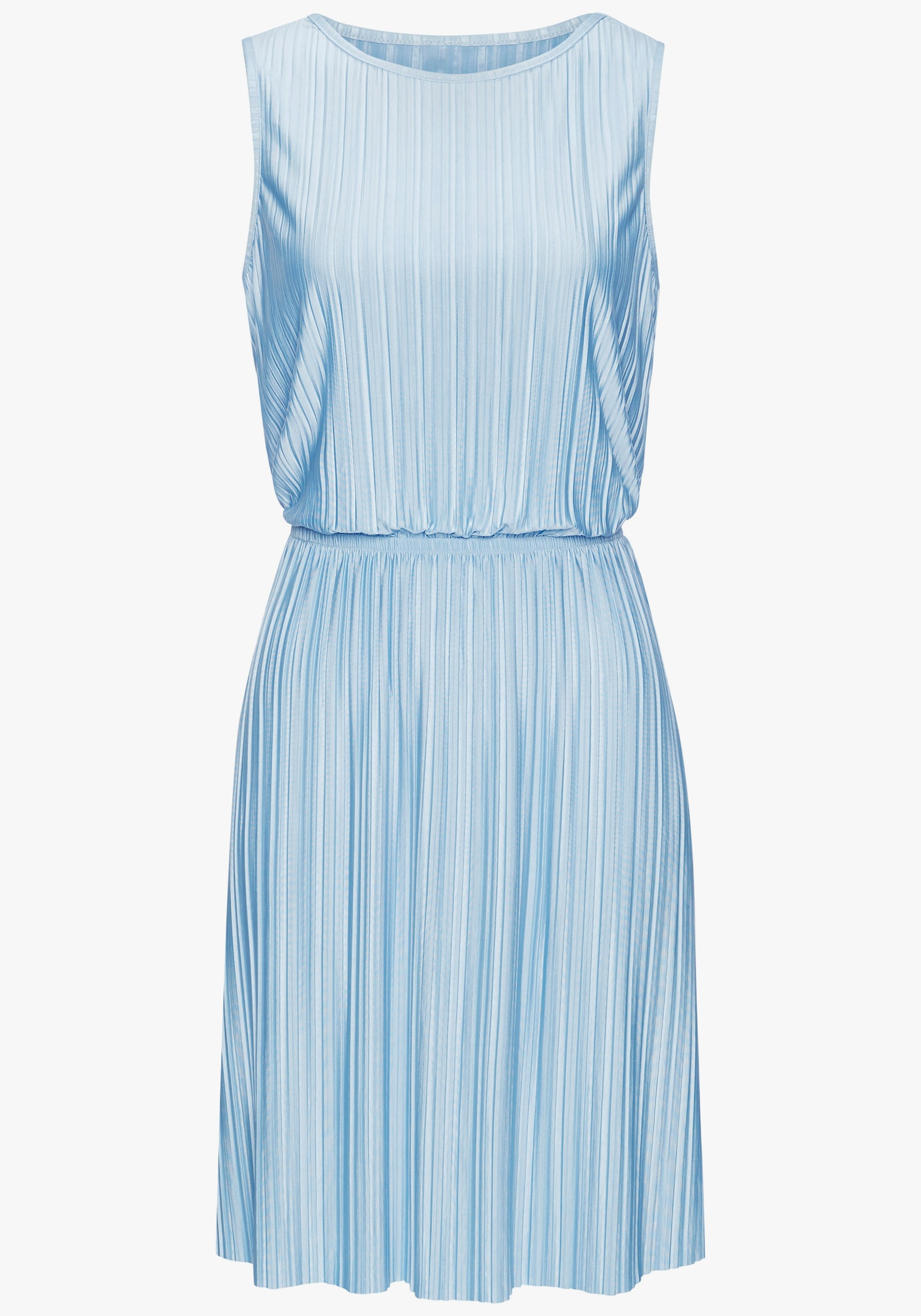 LASCANA Plisseekleid - hellblau