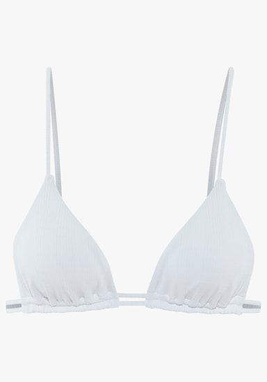 Triangelbikinitop - wit