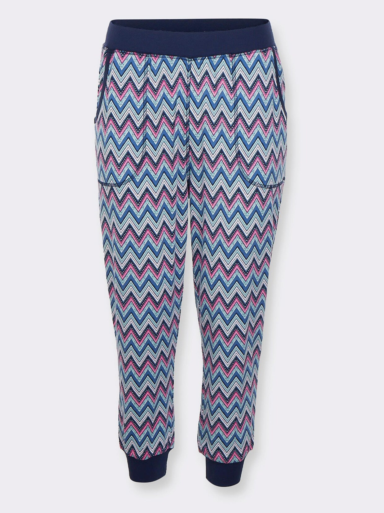 wäschepur Pyjama - marine gedessineerd