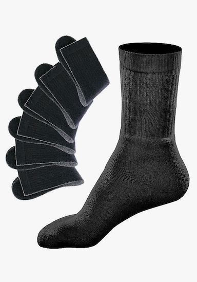 Go in Tennissocken - schwarz