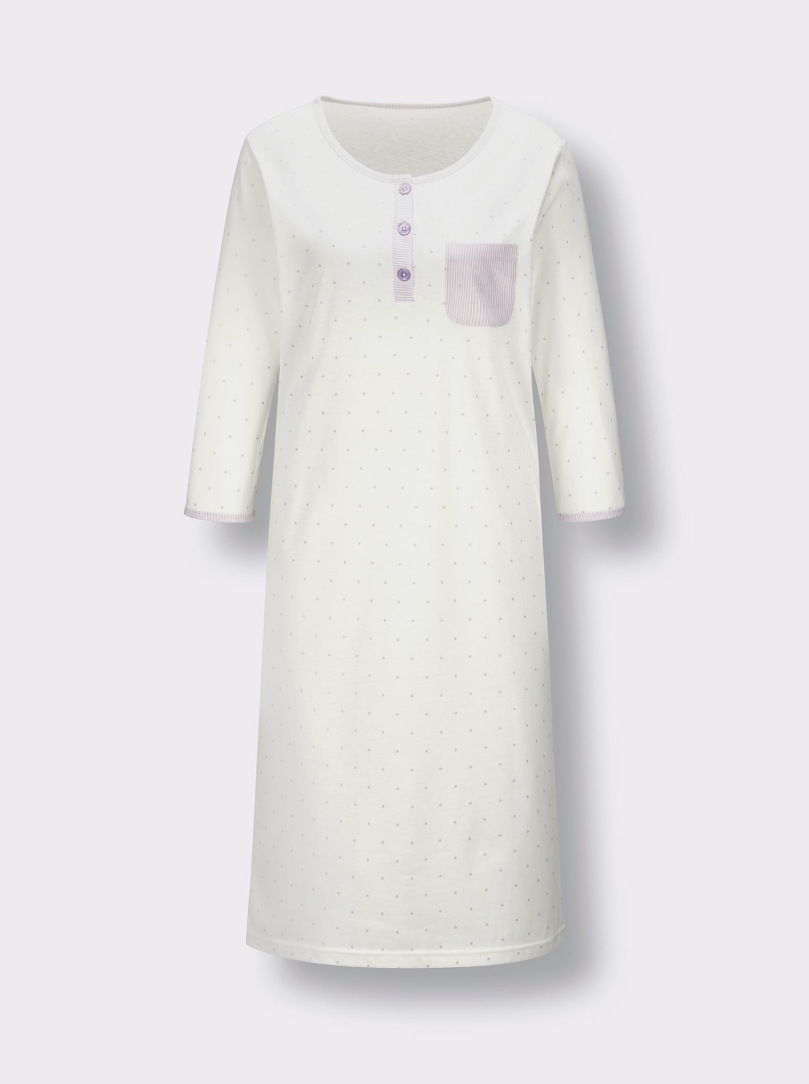 wäschepur Noční košile - ecru-šeříková