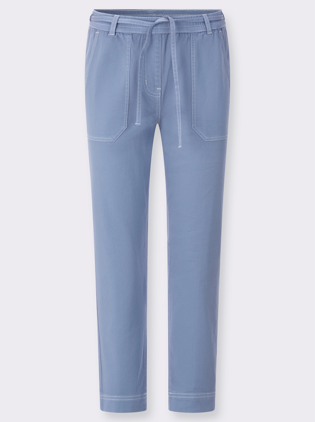 7/8-Hose - taubenblau