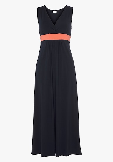 LASCANA Maxikleid - marine-koralle