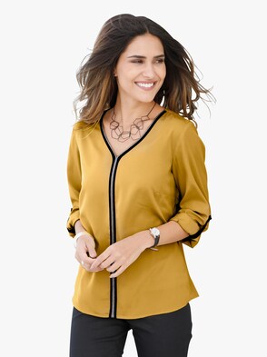 Bluse - ocker