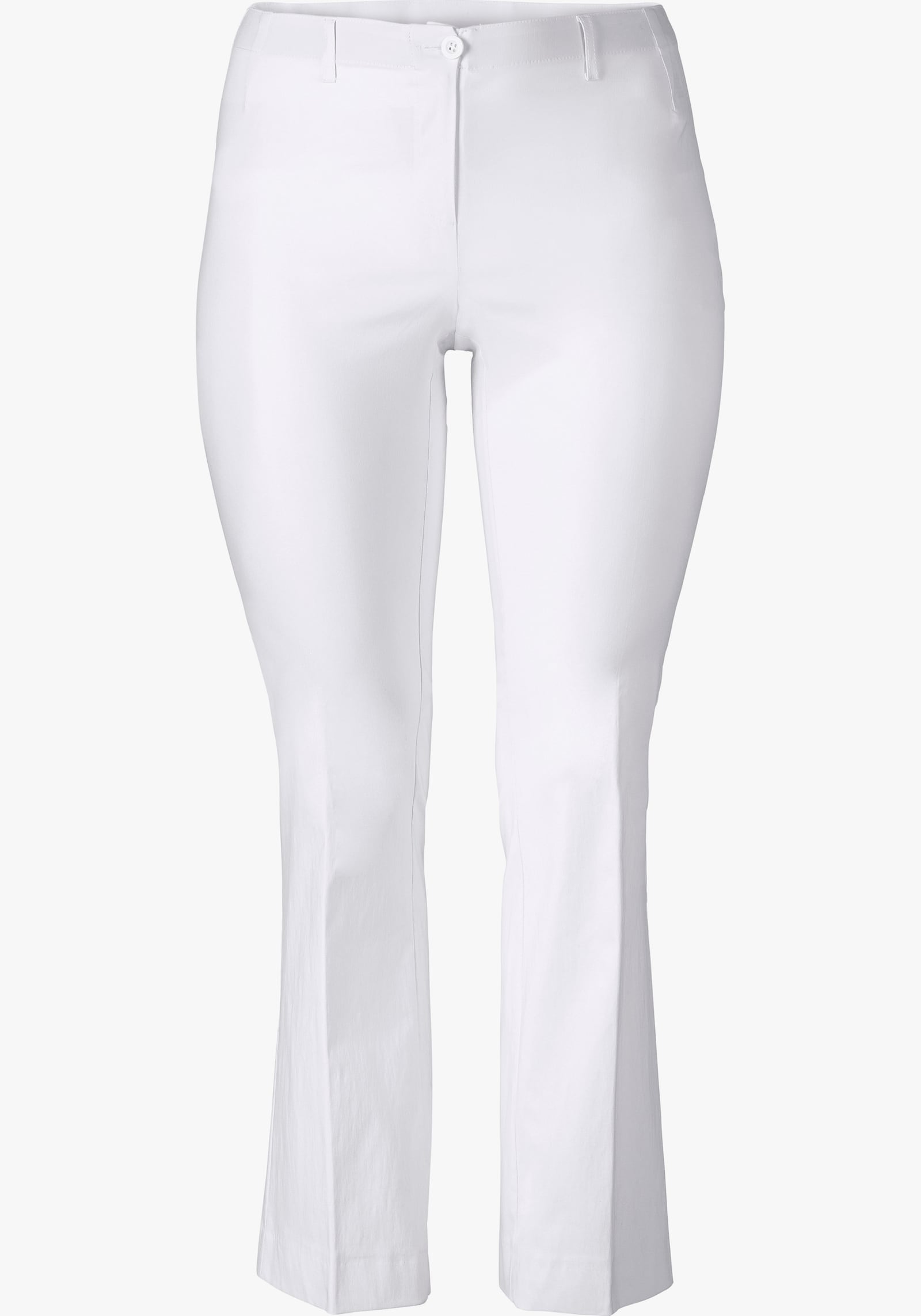 sheego Bengalinebroek in bootcut-model - wit