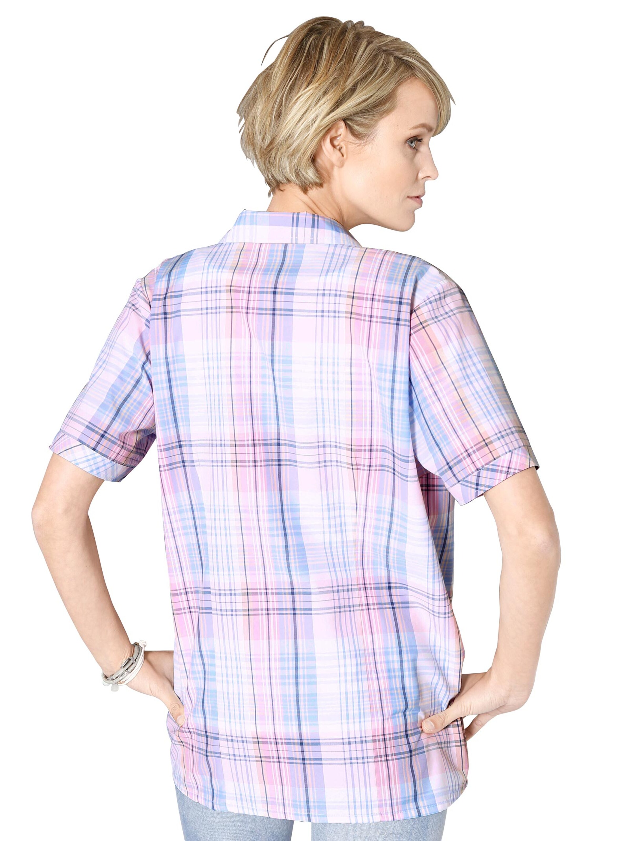 Karobluse - blau-kariert