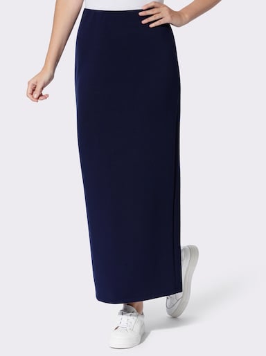 heine Sweatrok in maxilengte - marine