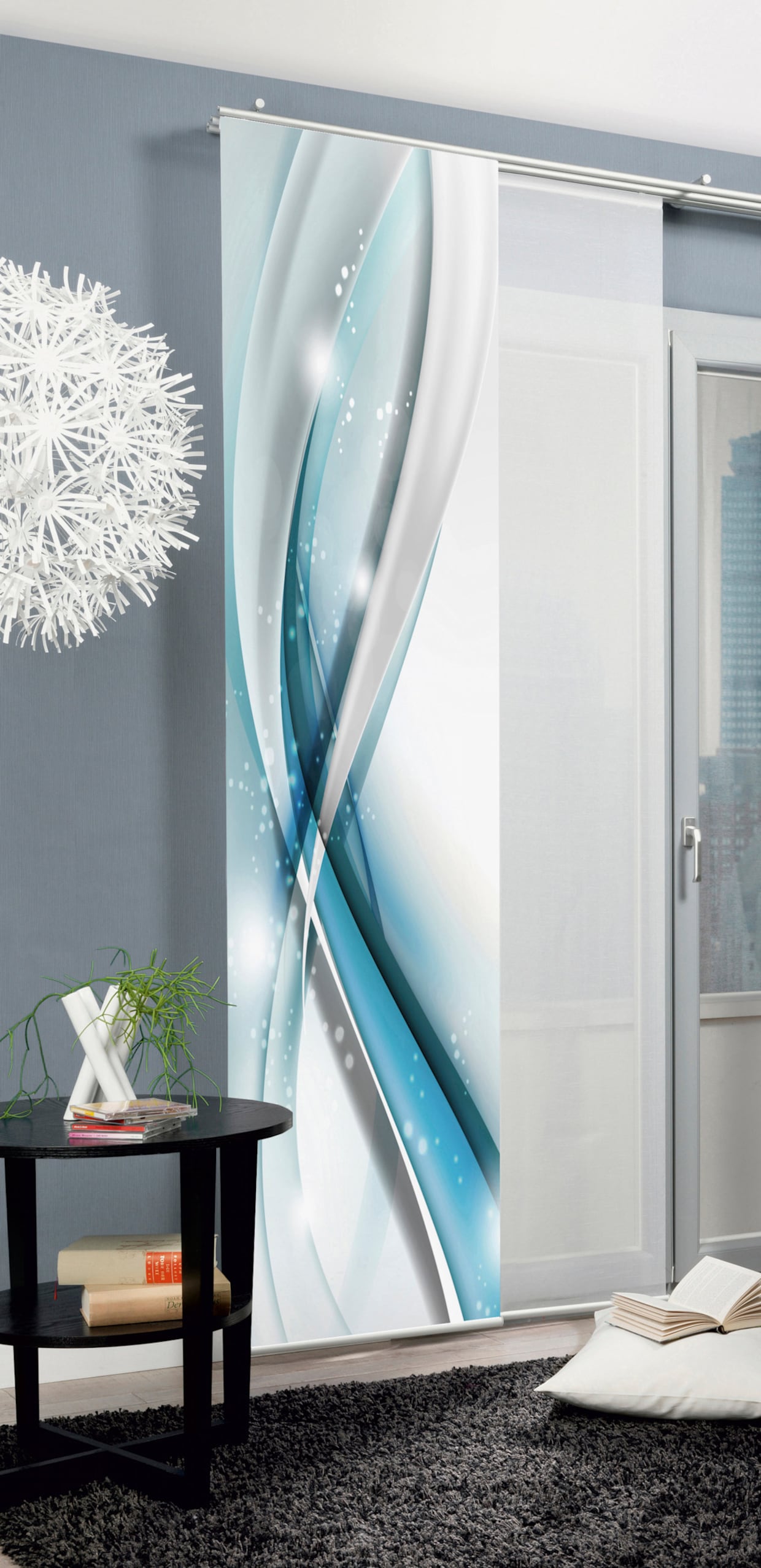 heine home Schiebevorhang - aqua