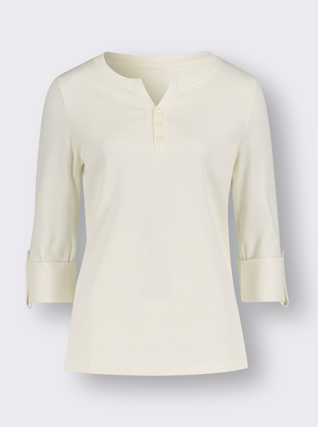 Shirt met 3/4-mouw - citroen gedessineerd