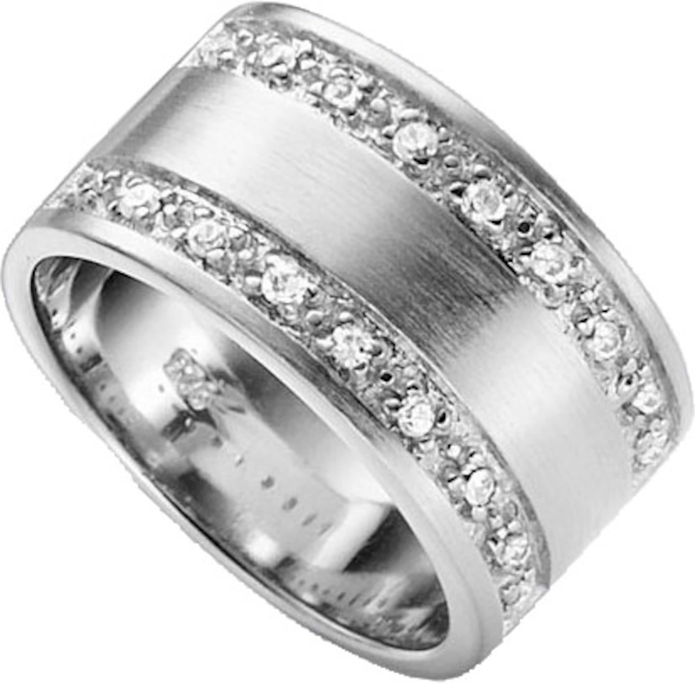 25 von günstig Kaufen-Ring in Silber 925 von heine. Ring in Silber 925 von heine <![CDATA[Ring aus 925er Silber, rhodiniert, mit Zirkonia. Breite ca. 11 mm.]]>. 