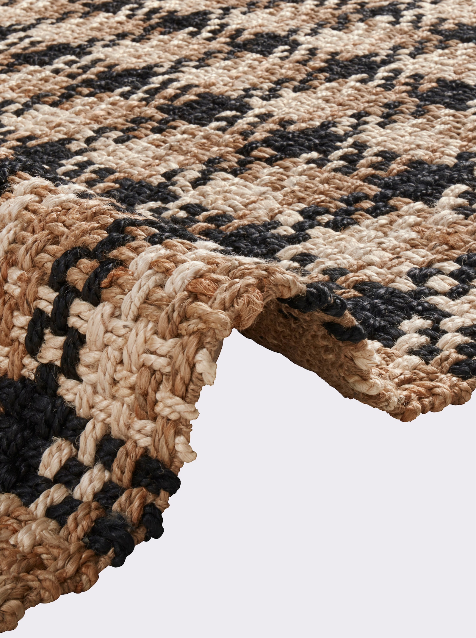 heine home Teppich - natur-schwarz