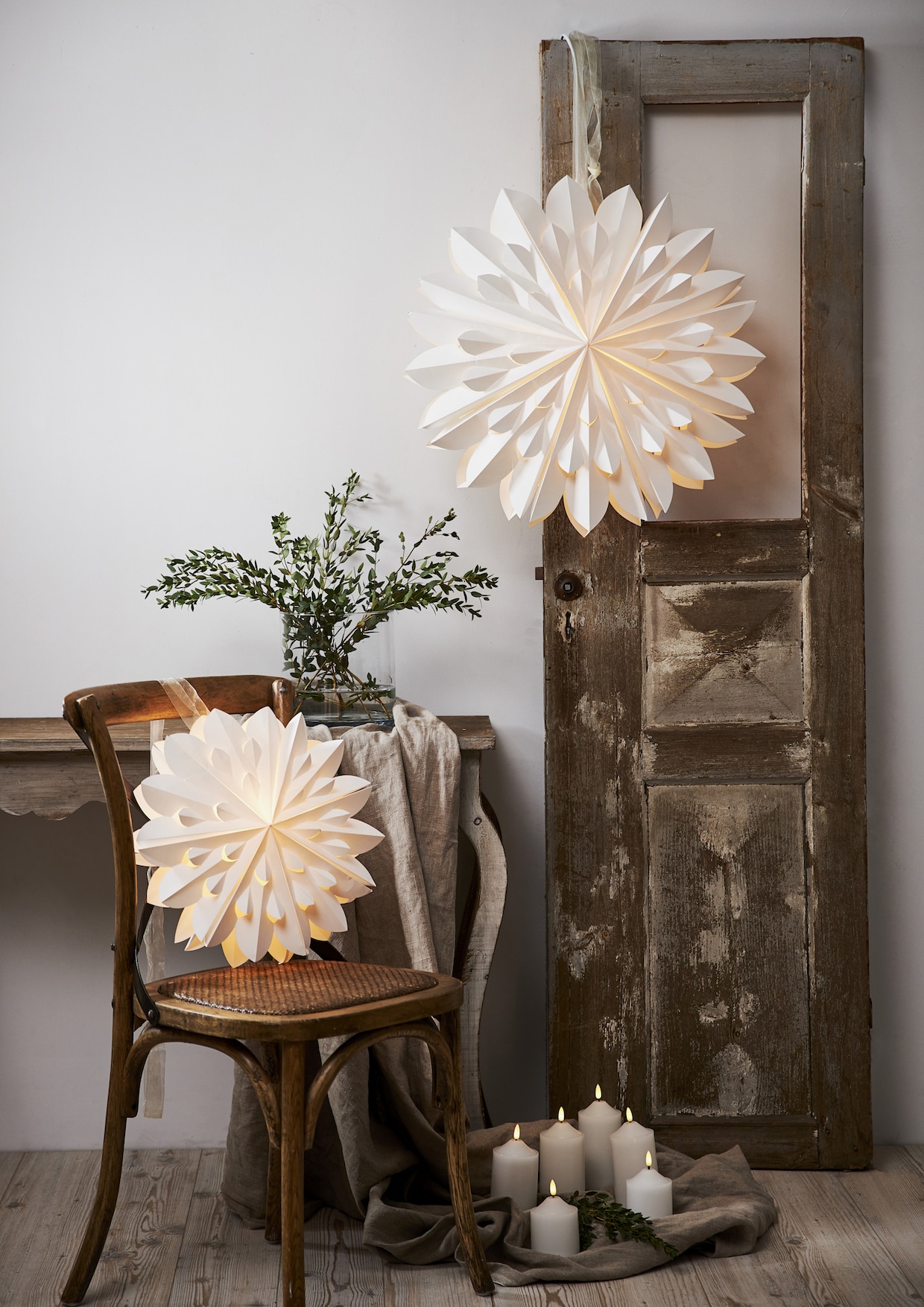 Hängeleuchte - weiß