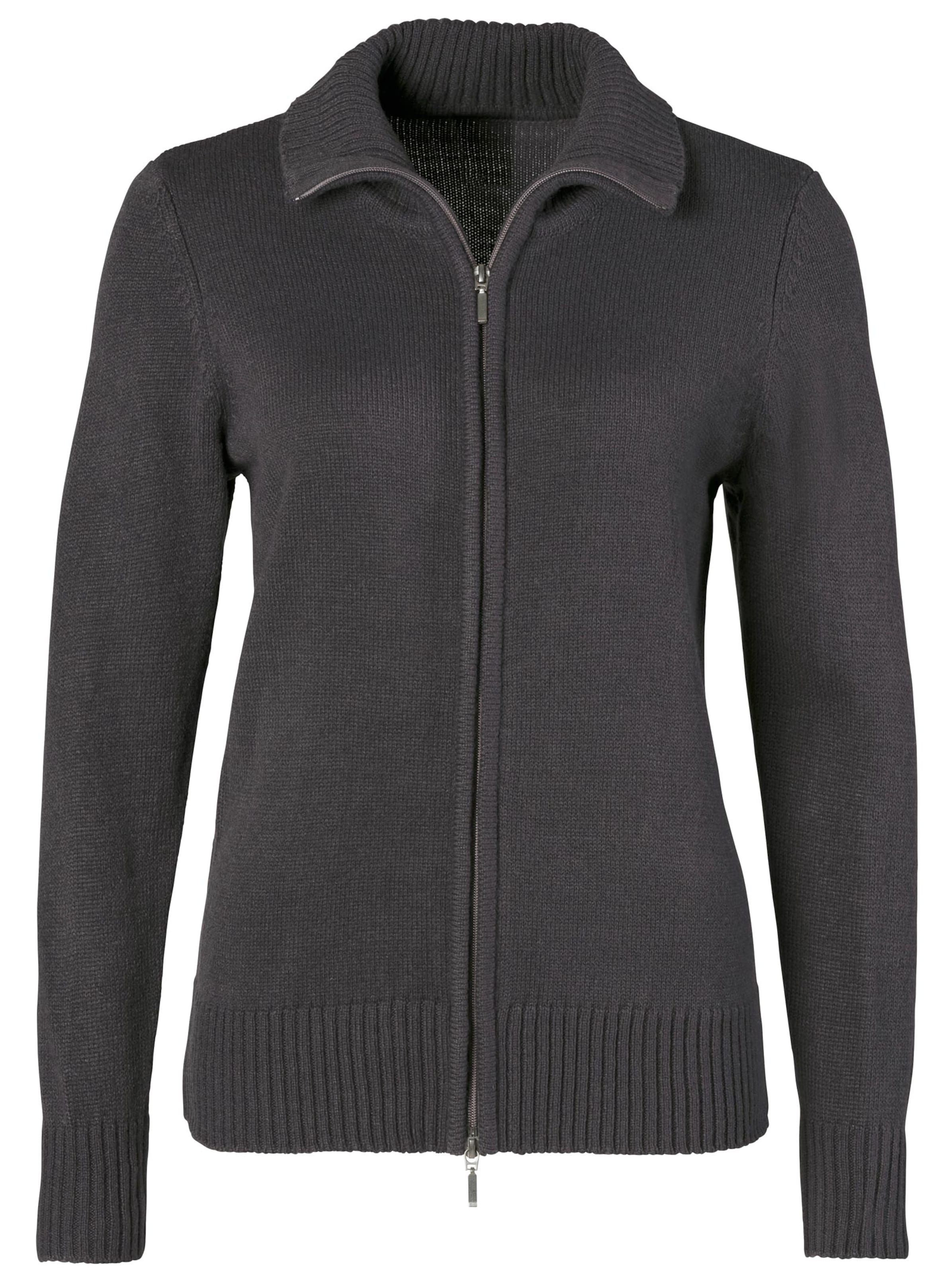 Strickjacke - anthrazit