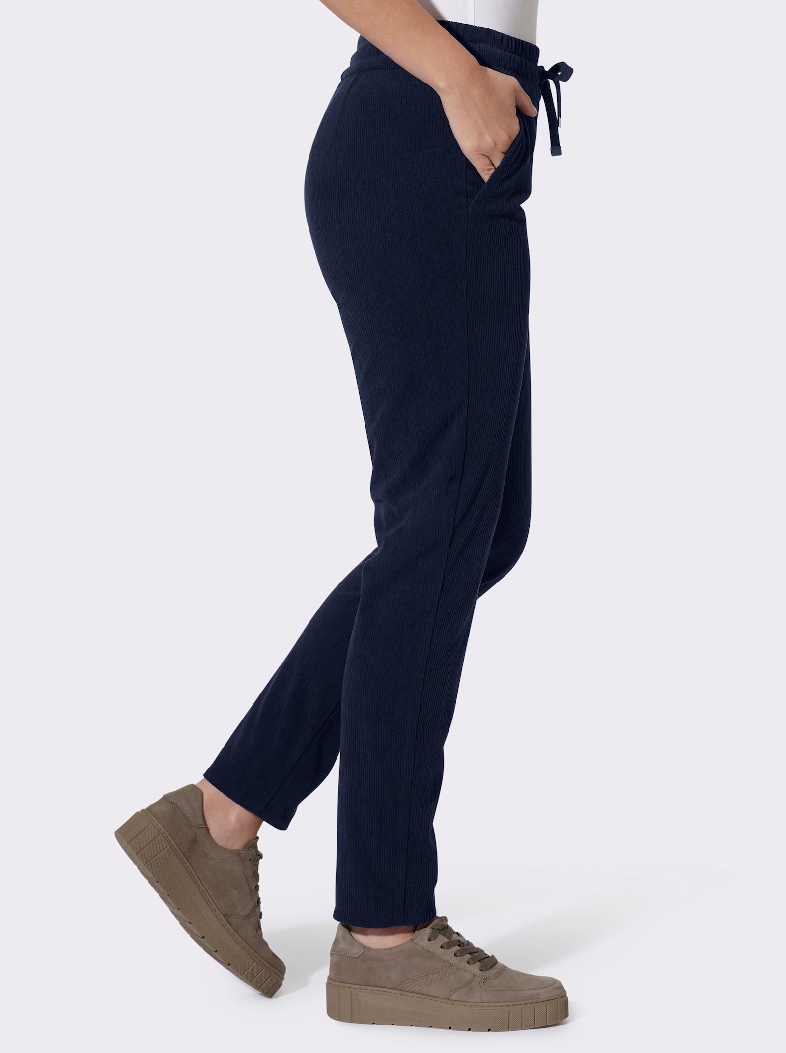 heine Cordhose mit Dehnbund - marine