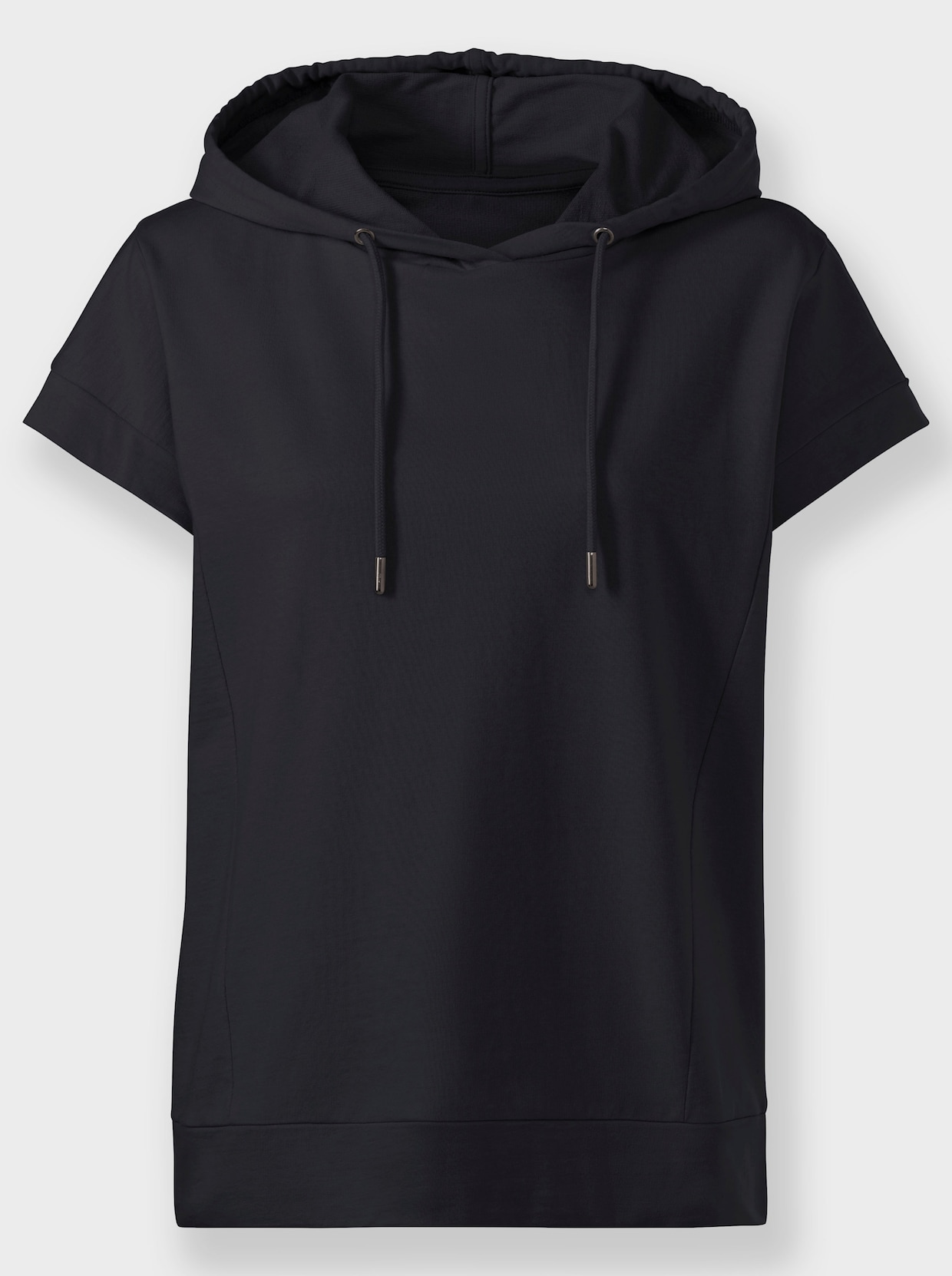 Shirt met capuchon - zwart