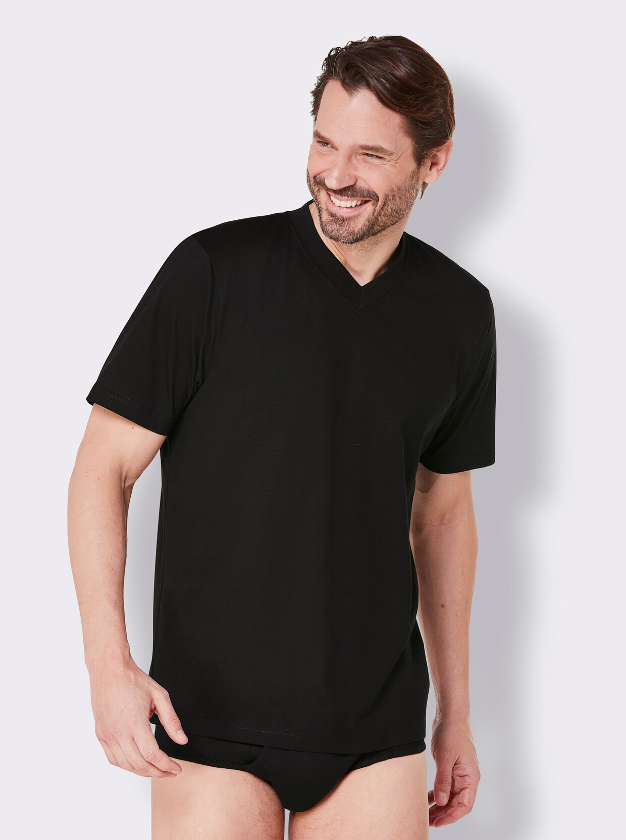 KINGsCLUB Shirt - schwarz + grau-meliert + marine