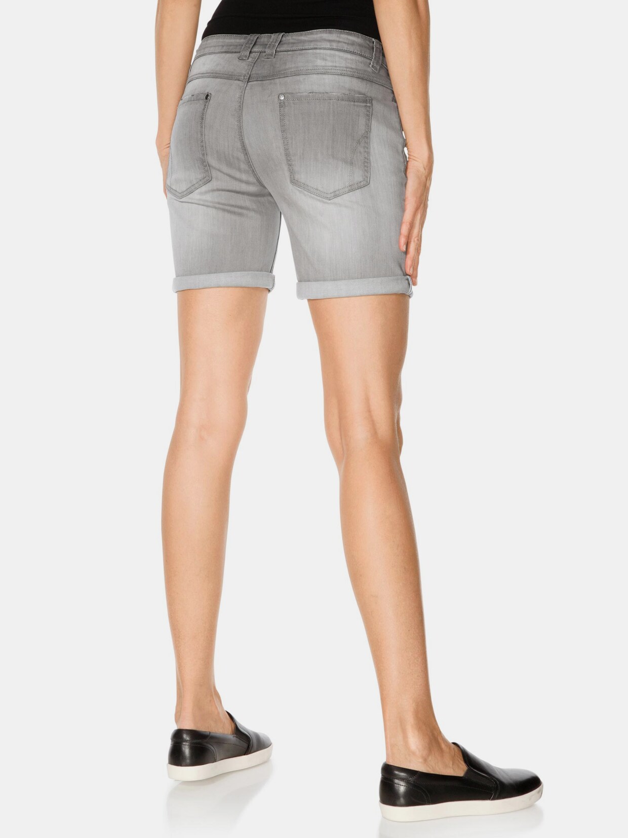 Linea Tesini Shorts - grey denim