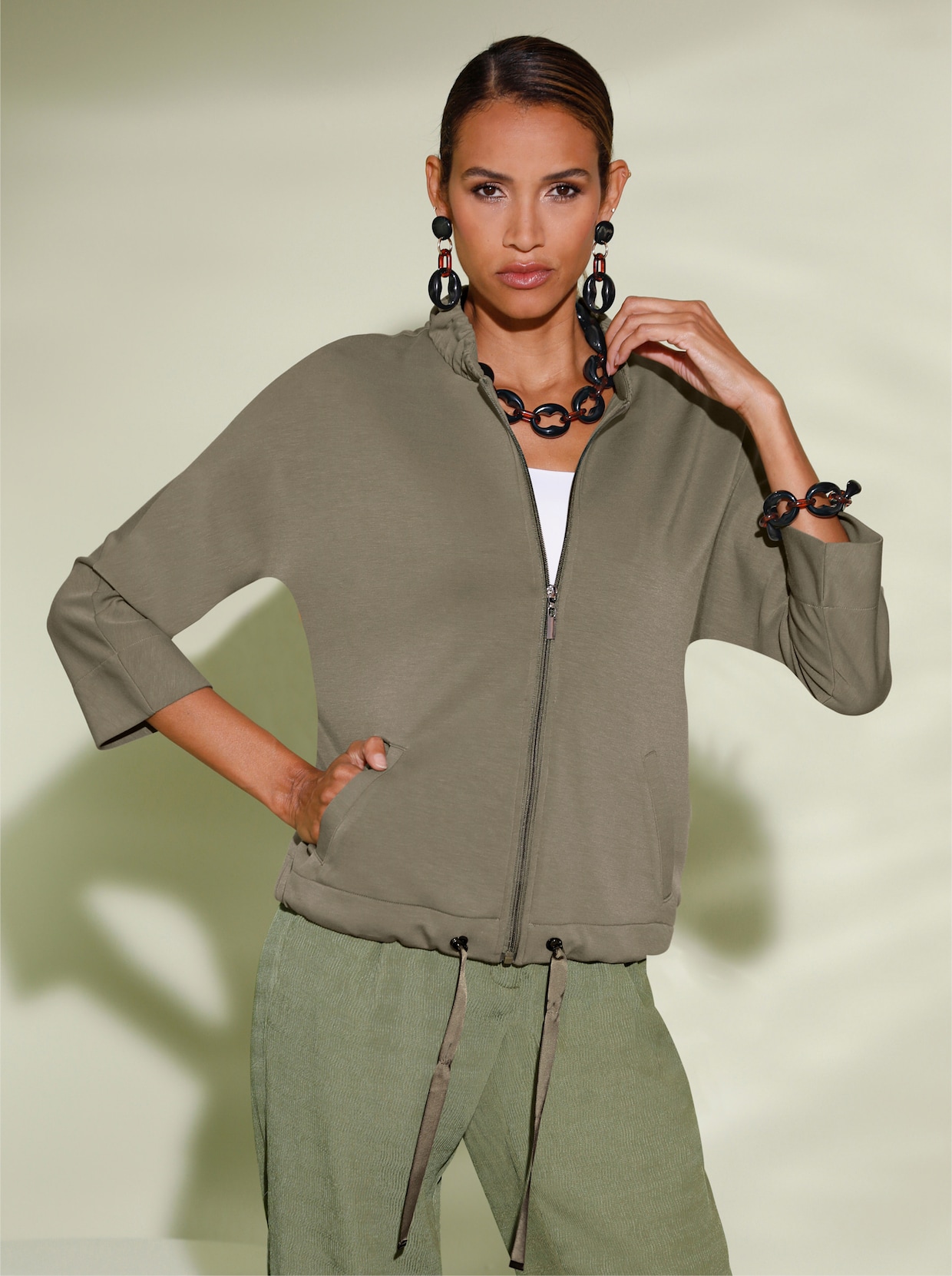 Shirtjacke - khaki