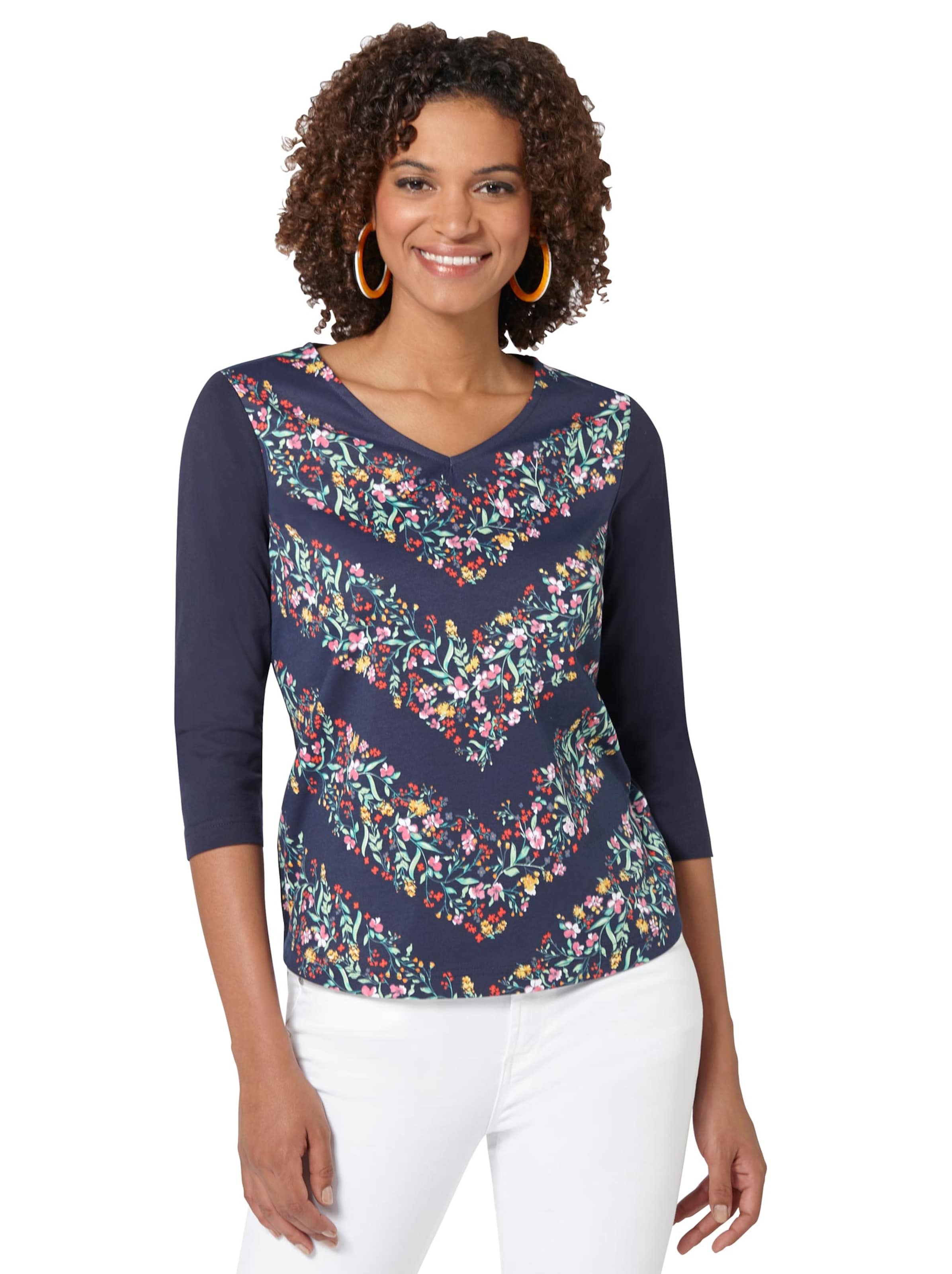 Shirt - marine-gemustert