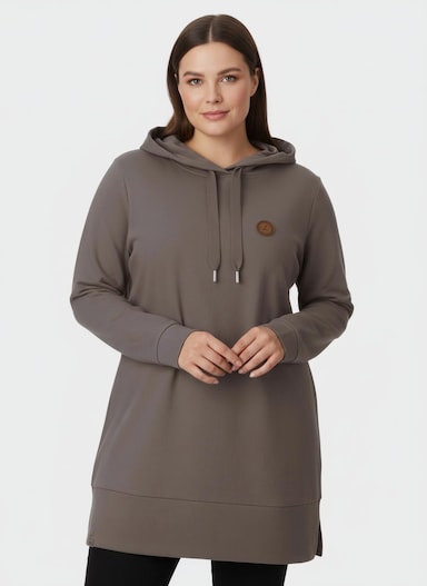 Longsweatshirt - dunkeltaupe