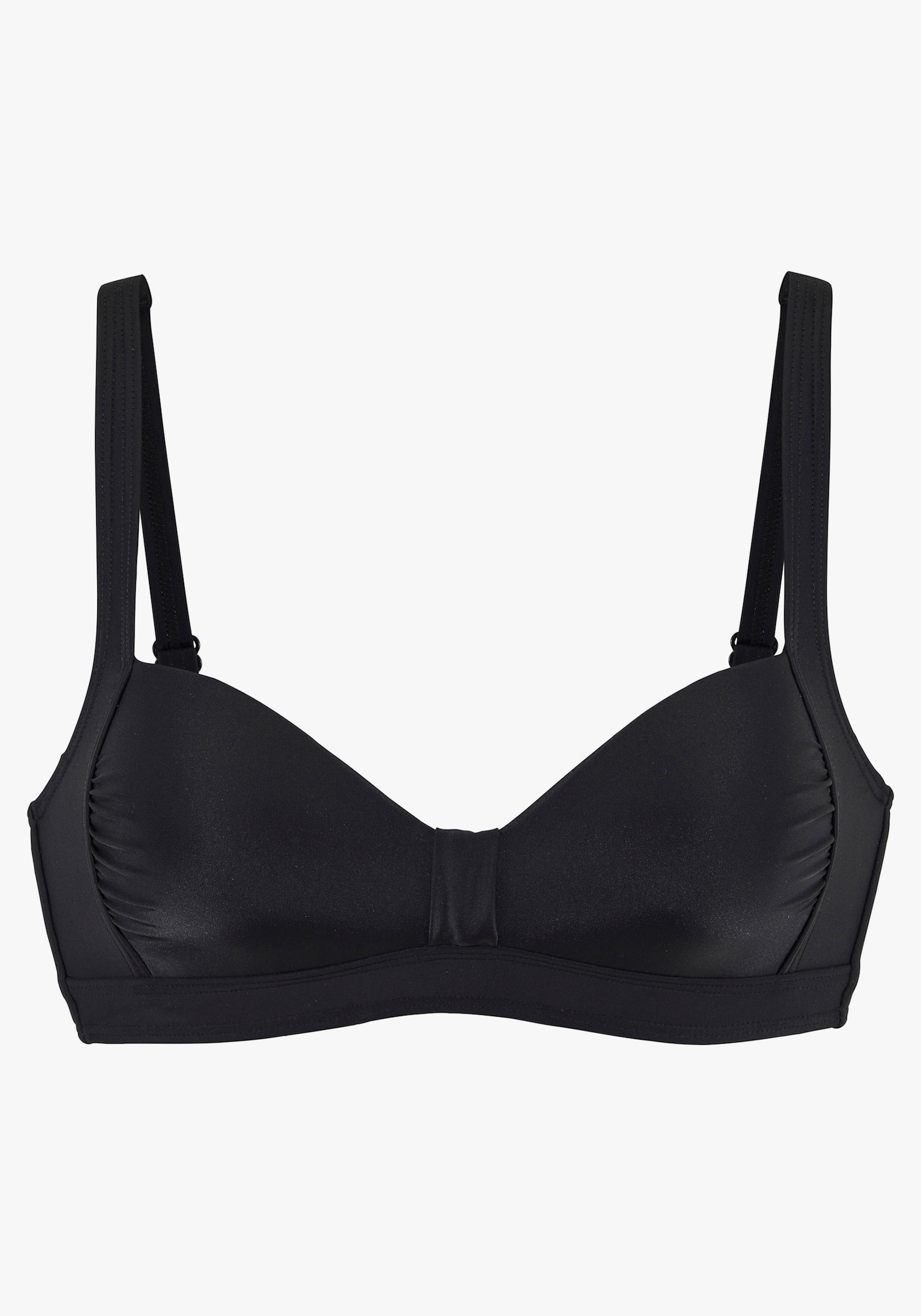 LASCANA Bandeau-Bikini-Top - schwarz