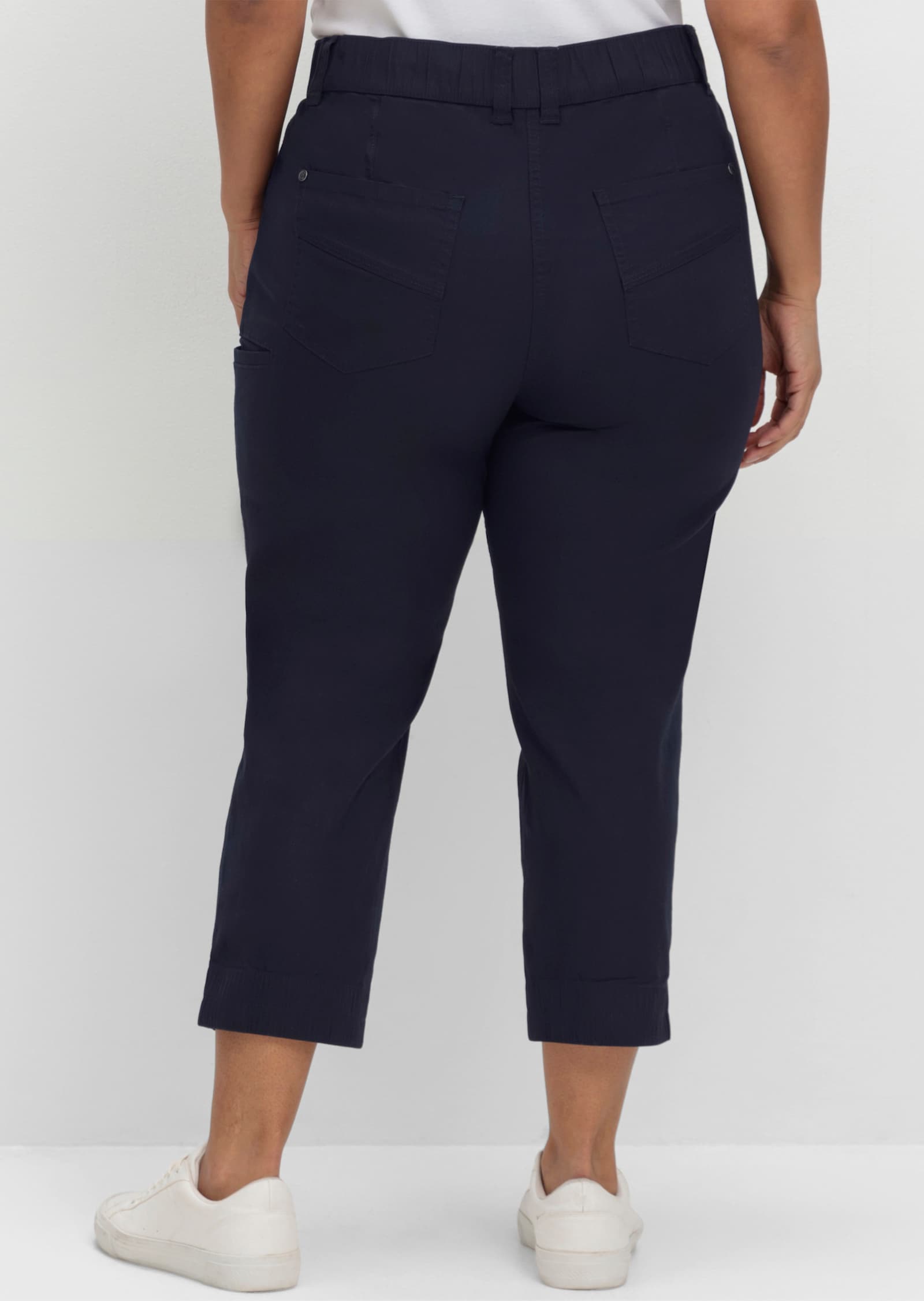 sheego Cargohose in 7/8-Länge - tiefblau