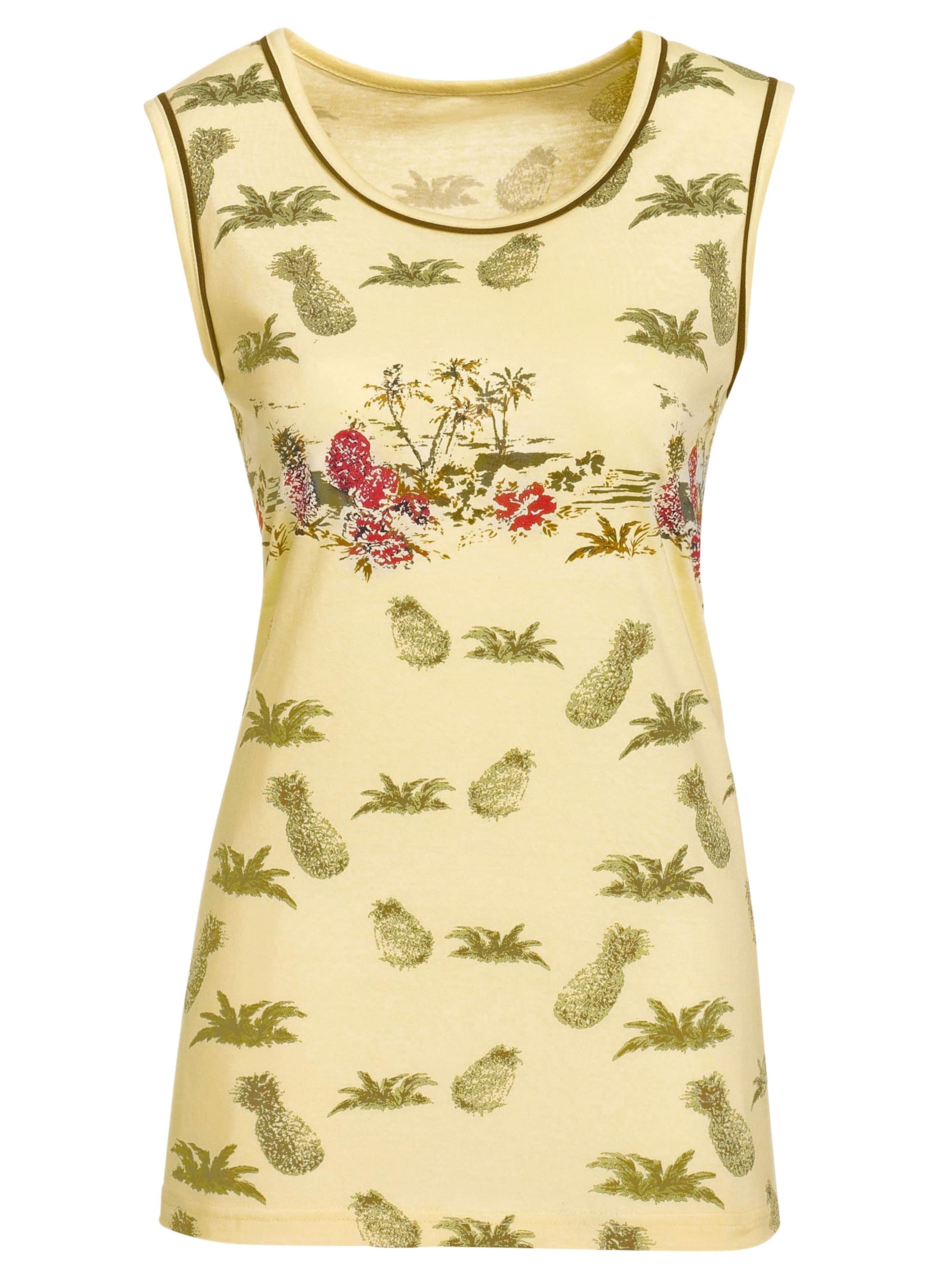 Top Ten Shorty - gelb-bedruckt